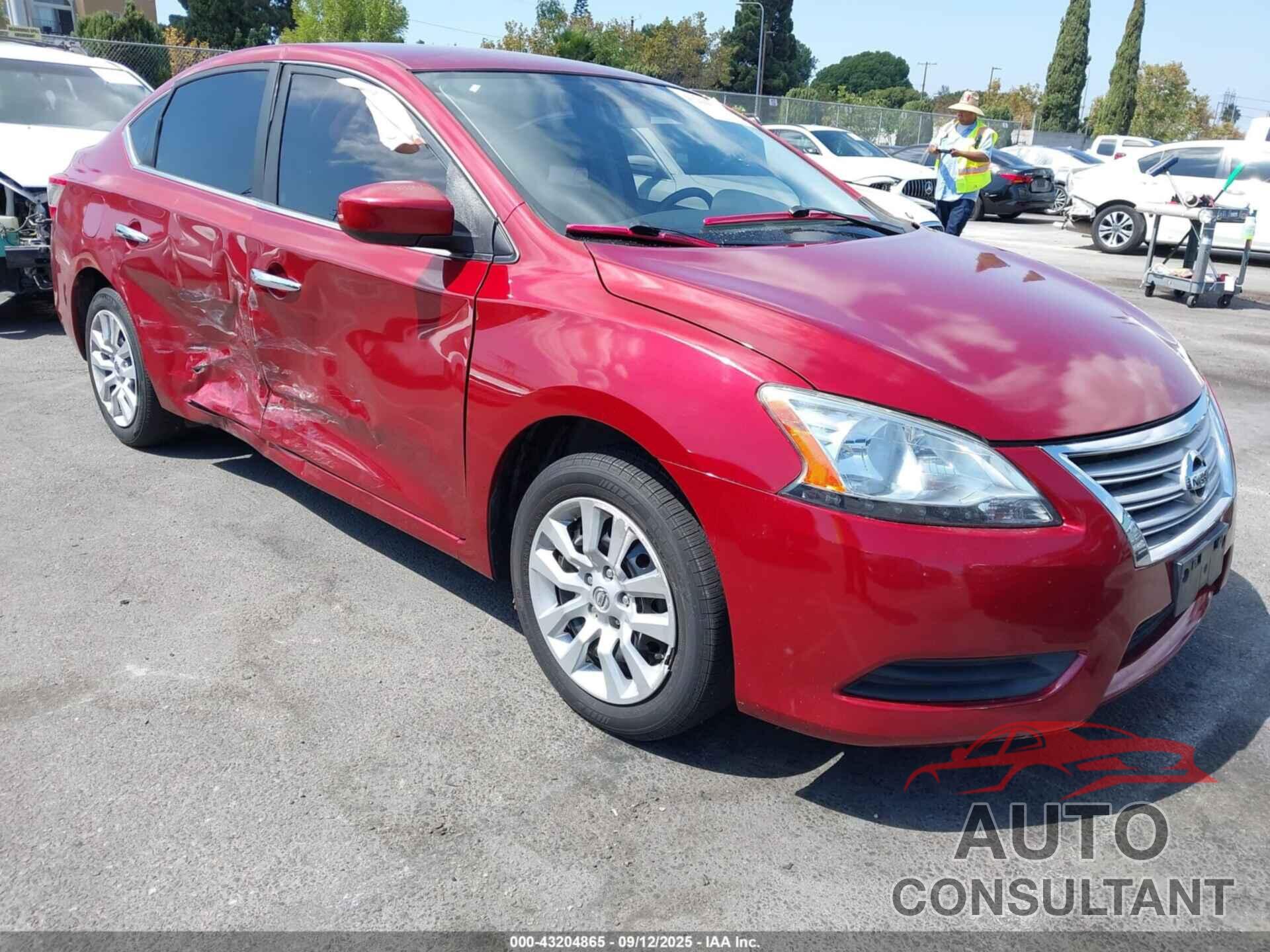 NISSAN SENTRA 2015 - 3N1AB7AP9FL656831