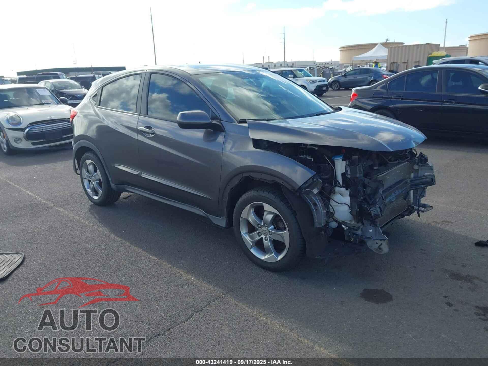 HONDA HR-V 2017 - 3CZRU5H37HM704626