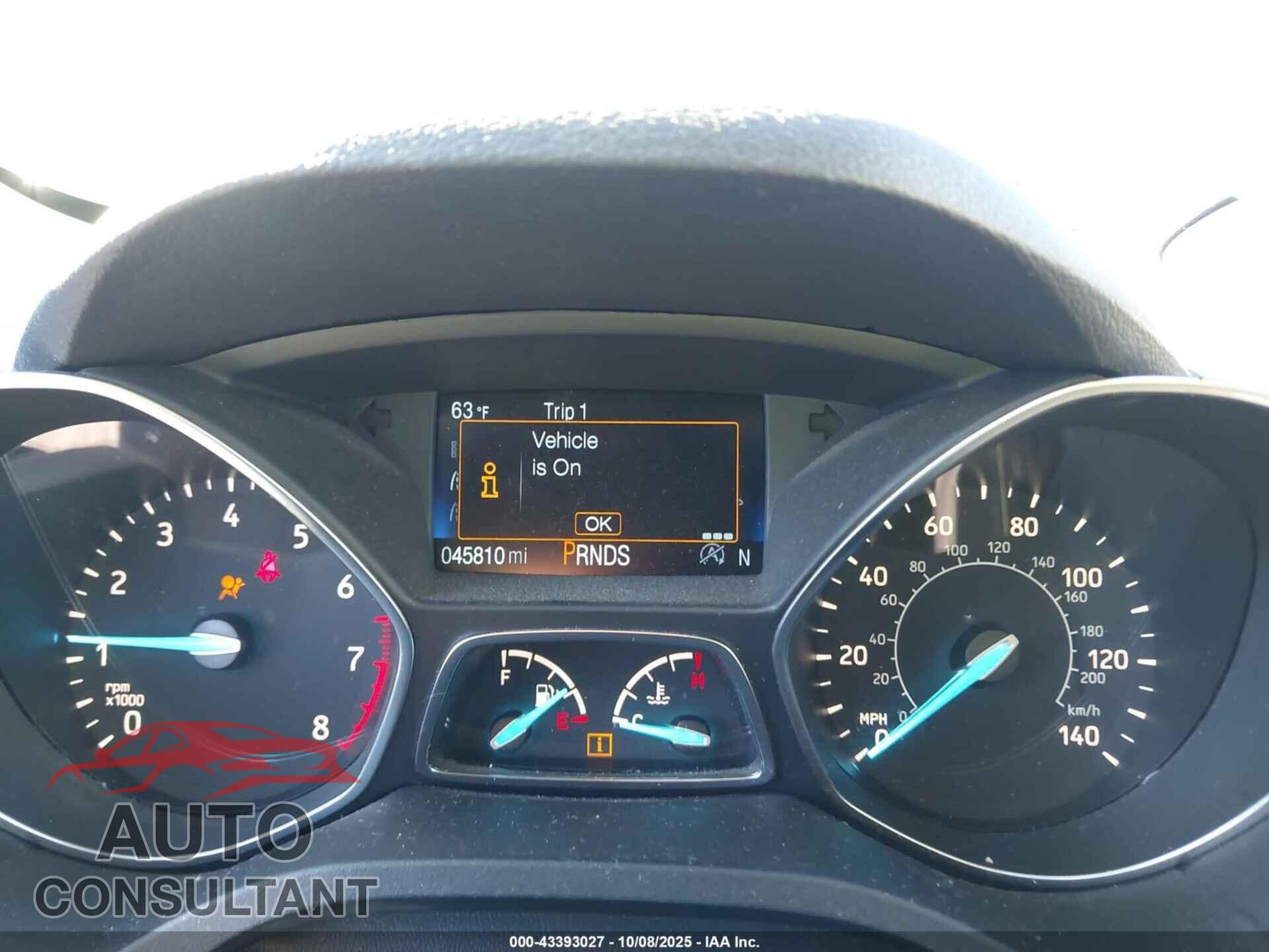 FORD ESCAPE 2018 - 1FMCU9HD3JUD48460