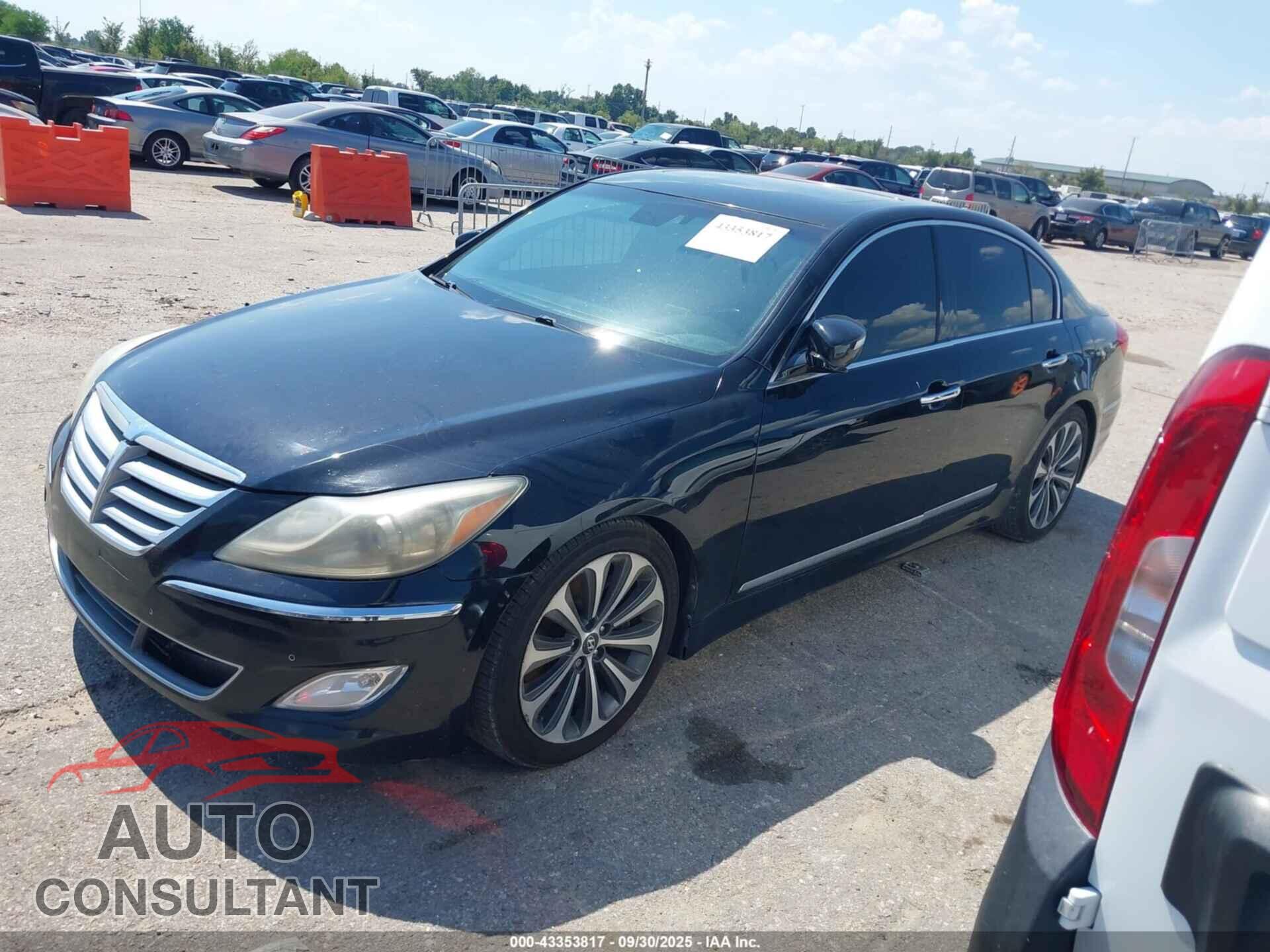 HYUNDAI GENESIS 2012 - KMHGC4DH1CU211908