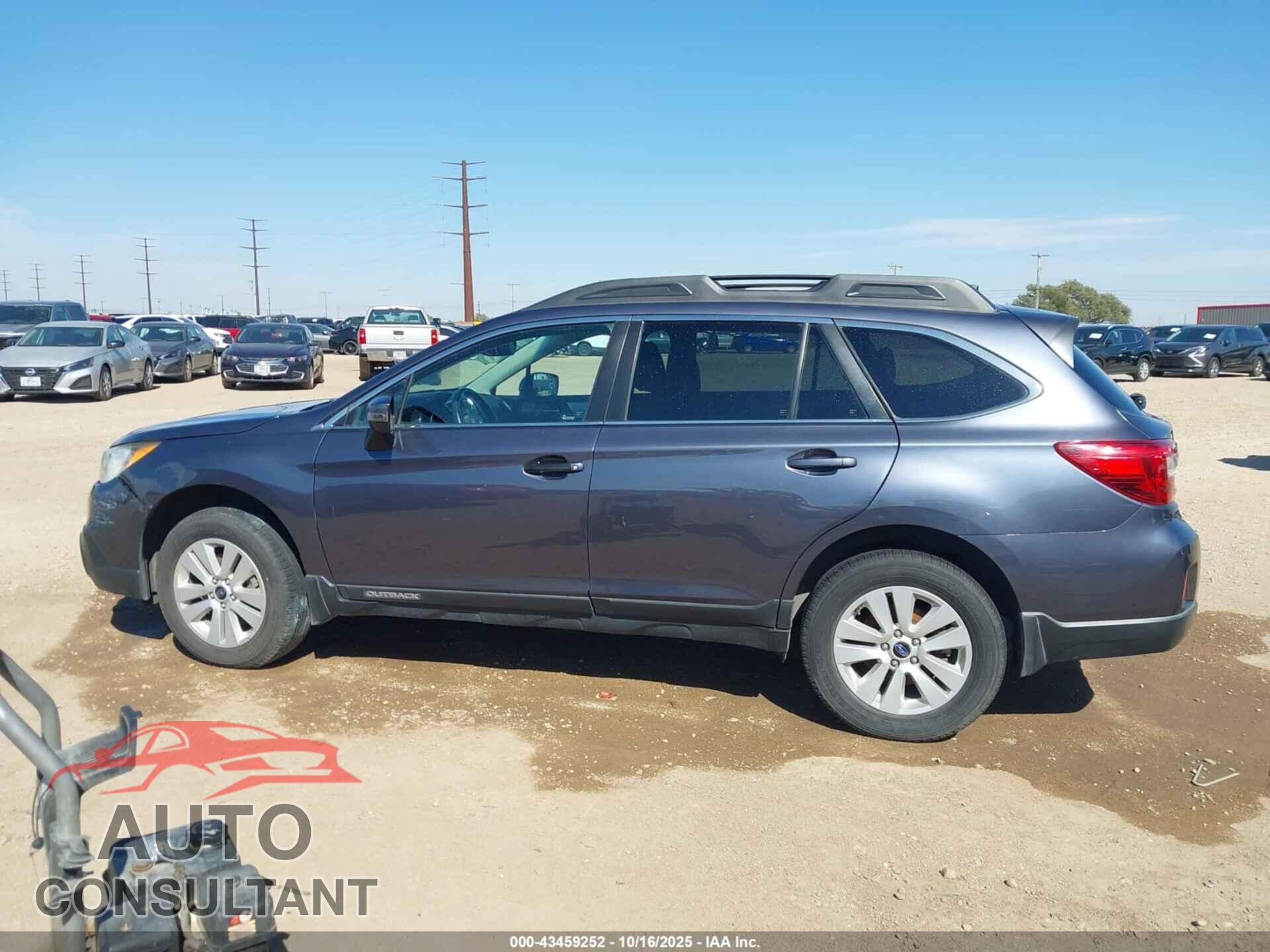 SUBARU OUTBACK 2017 - 4S4BSAFCXH3230631