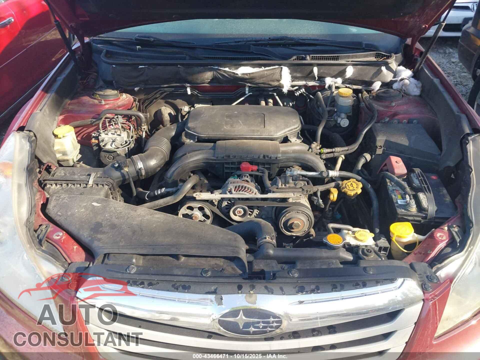 SUBARU OUTBACK 2011 - 4S4BRBLC0B3358373