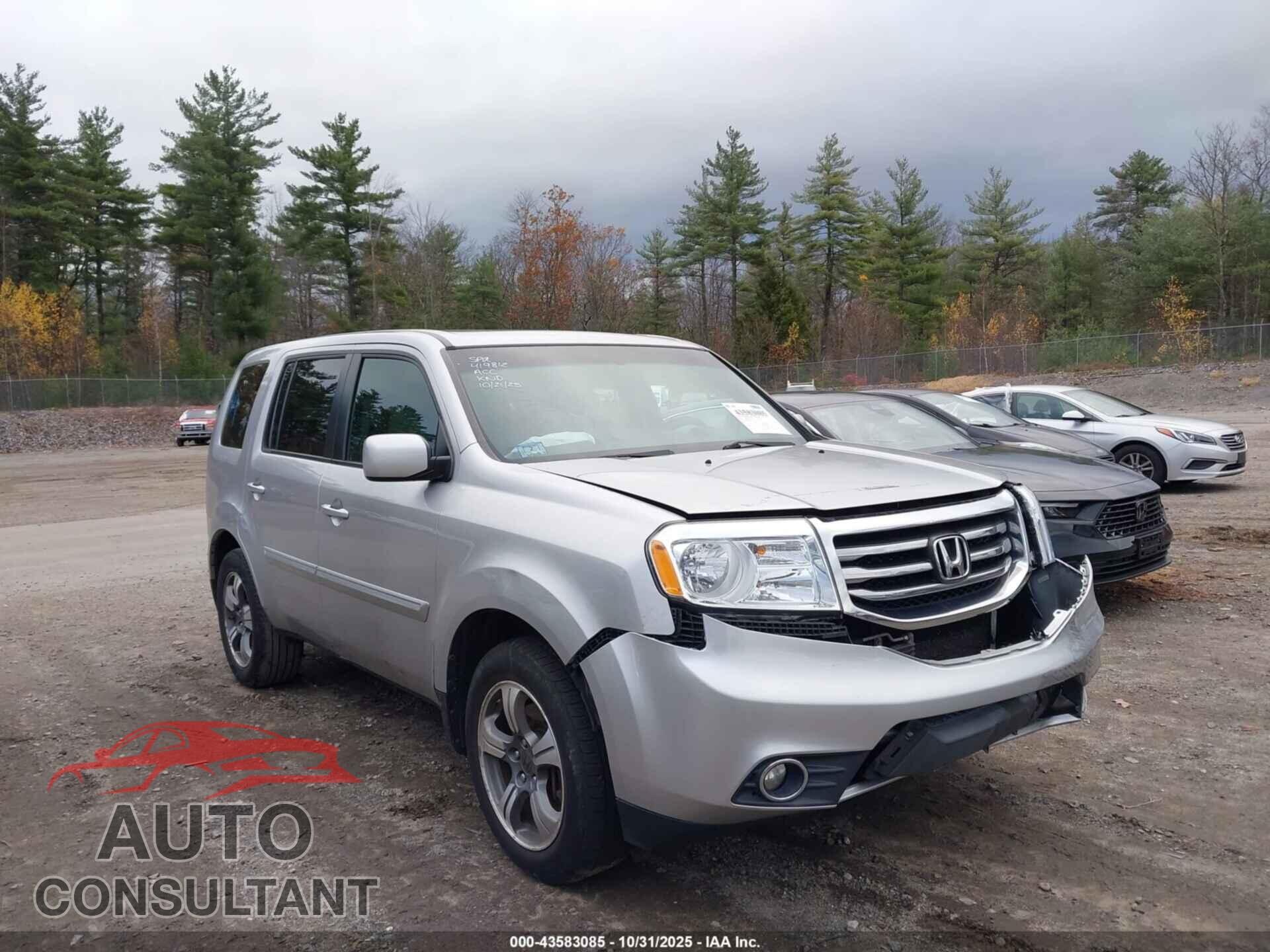 HONDA PILOT 2015 - 5FNYF4H39FB013086