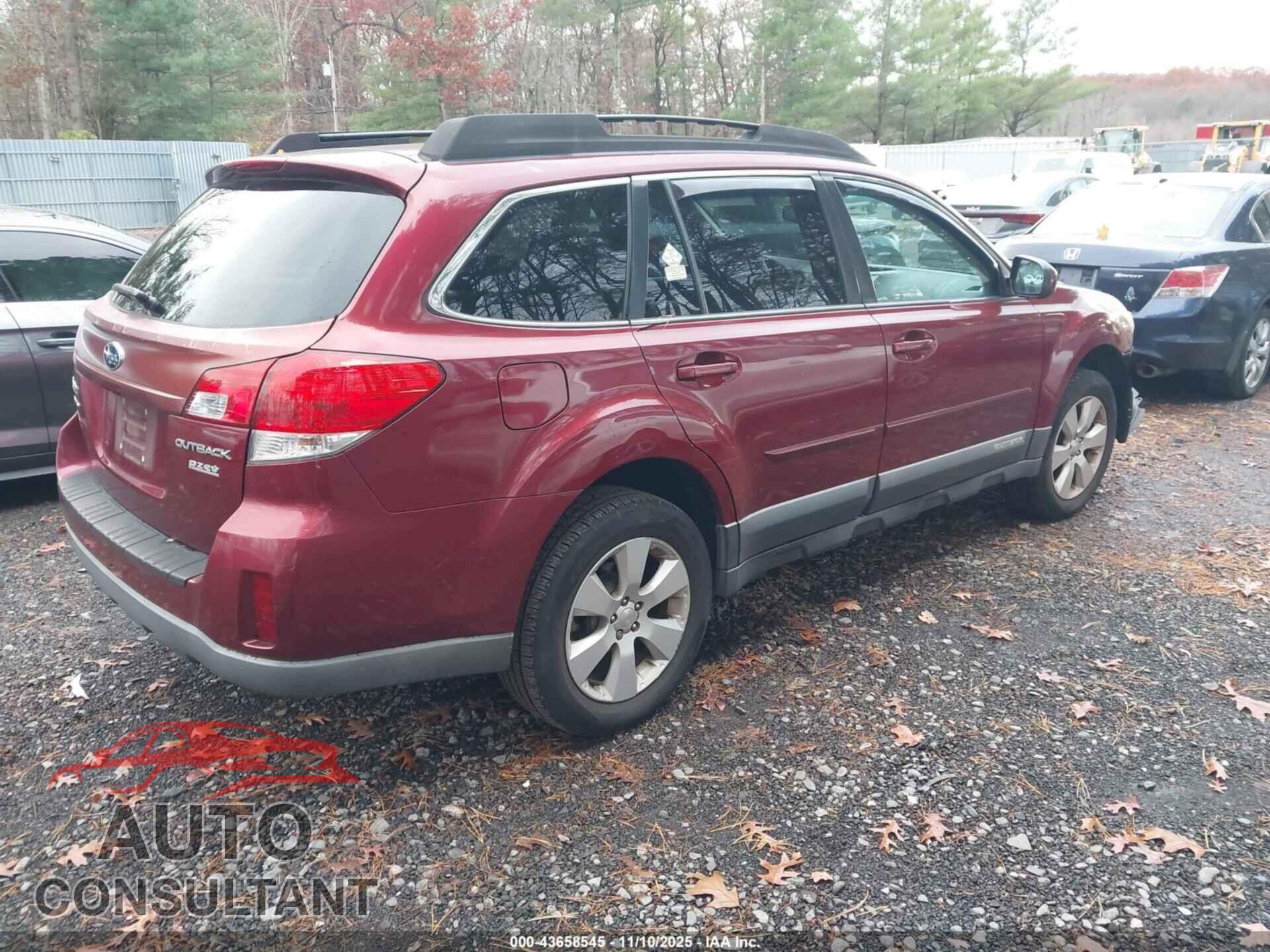 SUBARU OUTBACK 2011 - 4S4BRBCC4B3390730