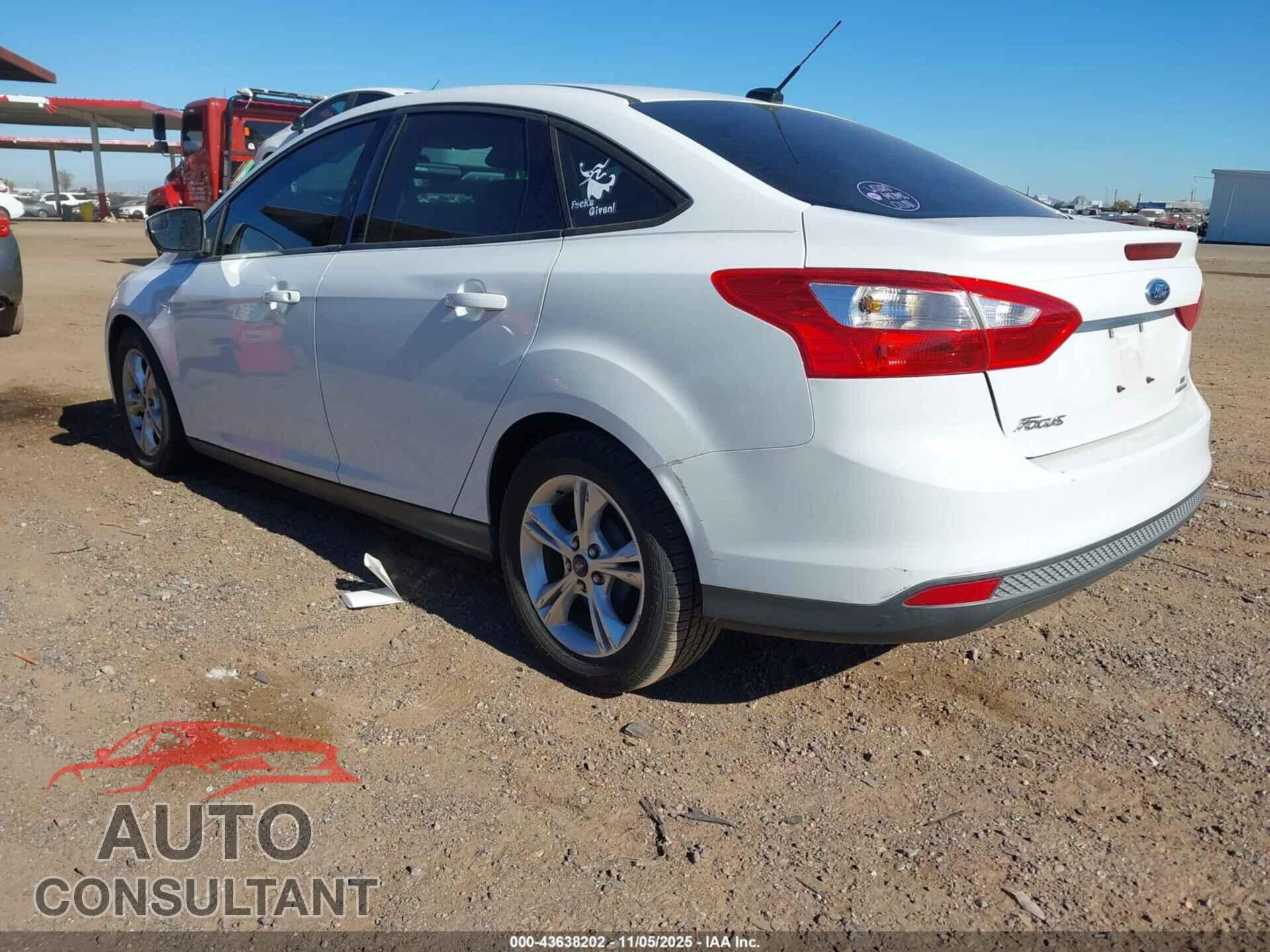 FORD FOCUS 2013 - 1FADP3F2XDL374357