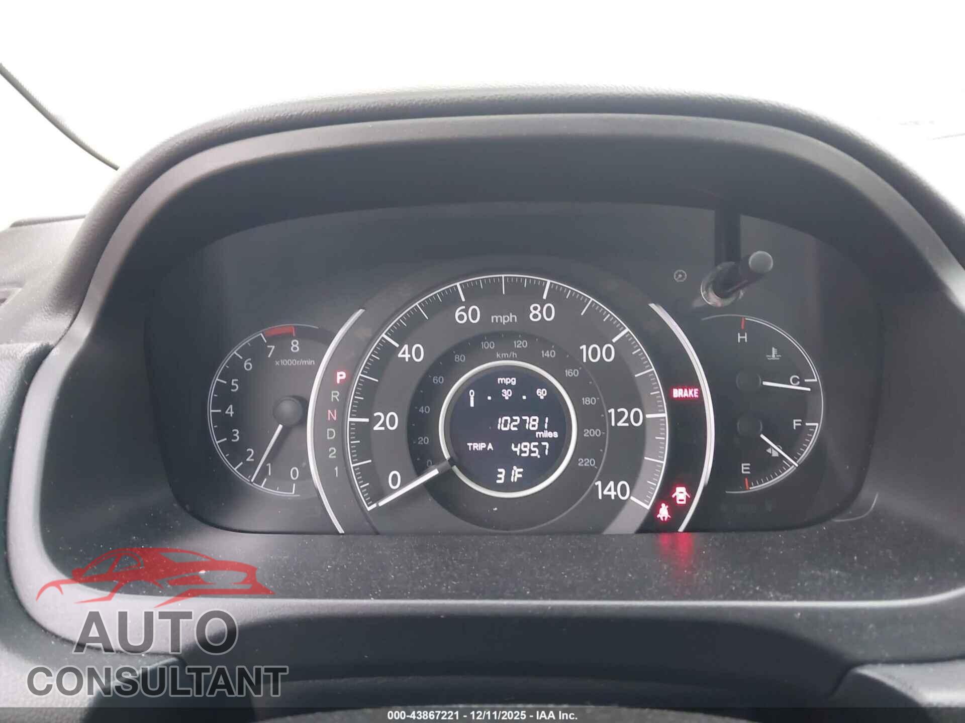 HONDA CR-V 2014 - 5J6RM4H35EL111788