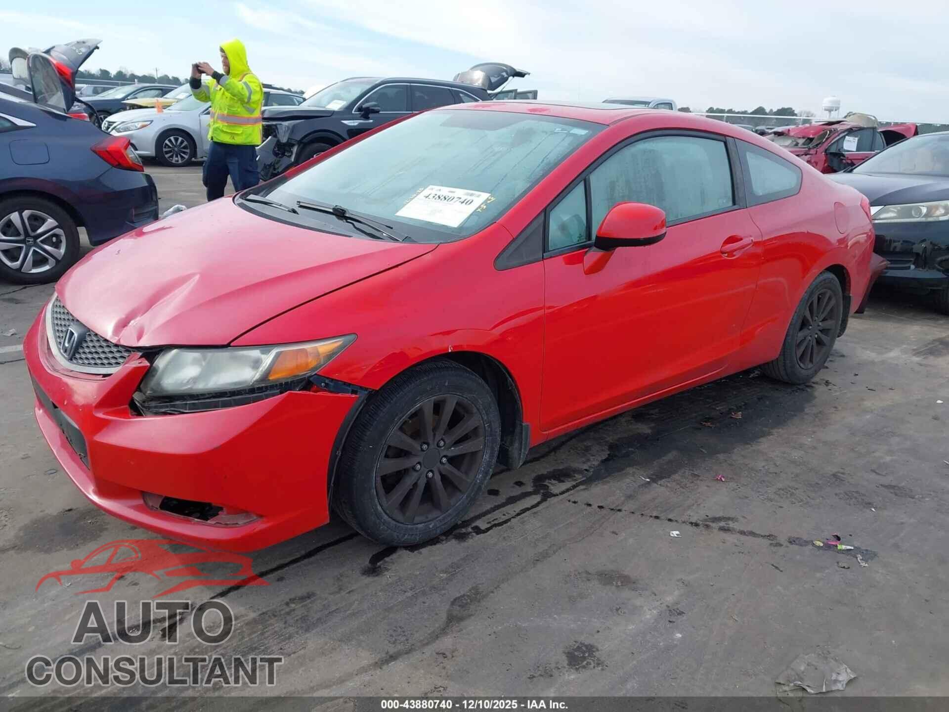 HONDA CIVIC 2012 - 2HGFG3B87CH528940