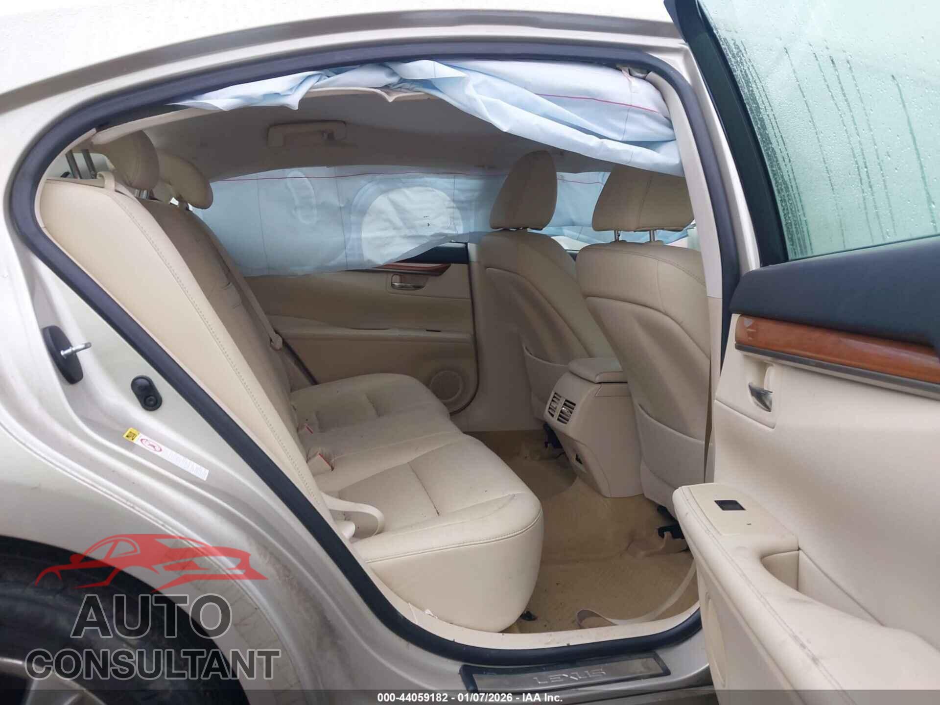 LEXUS ES 300H 2013 - JTHBW1GG1D2022291