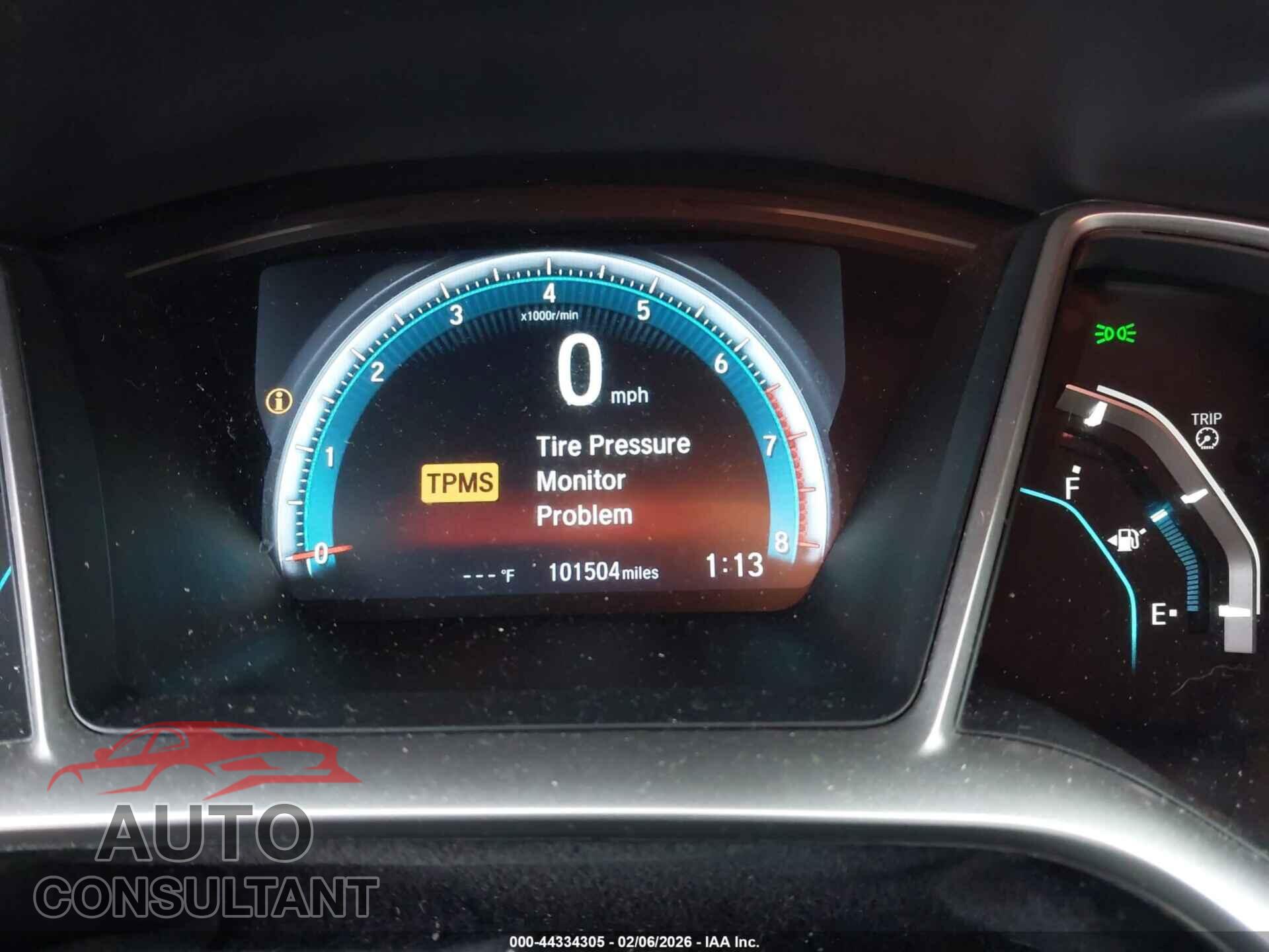HONDA CIVIC 2016 - 19XFC1F36GE201878