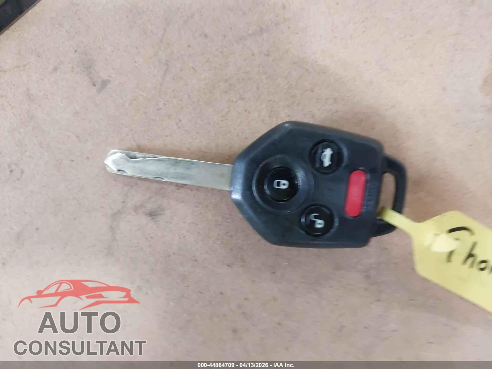 SUBARU OUTBACK 2013 - 4S4BRBCC4D3236201