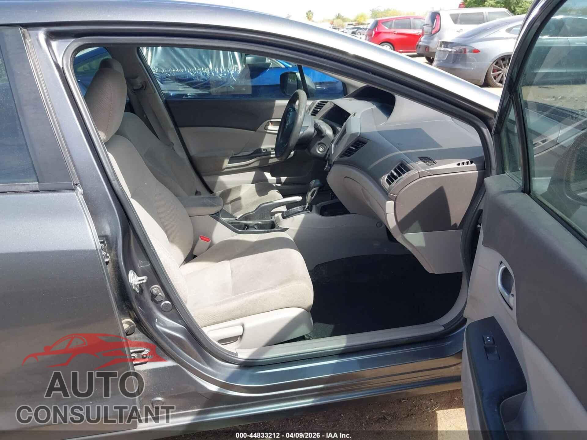 HONDA CIVIC 2012 - 19XFB2F59CE340469