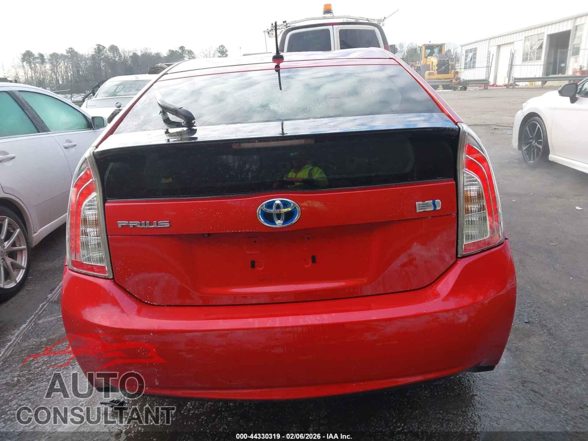 TOYOTA PRIUS 2012 - JTDKN3DU2C5502931