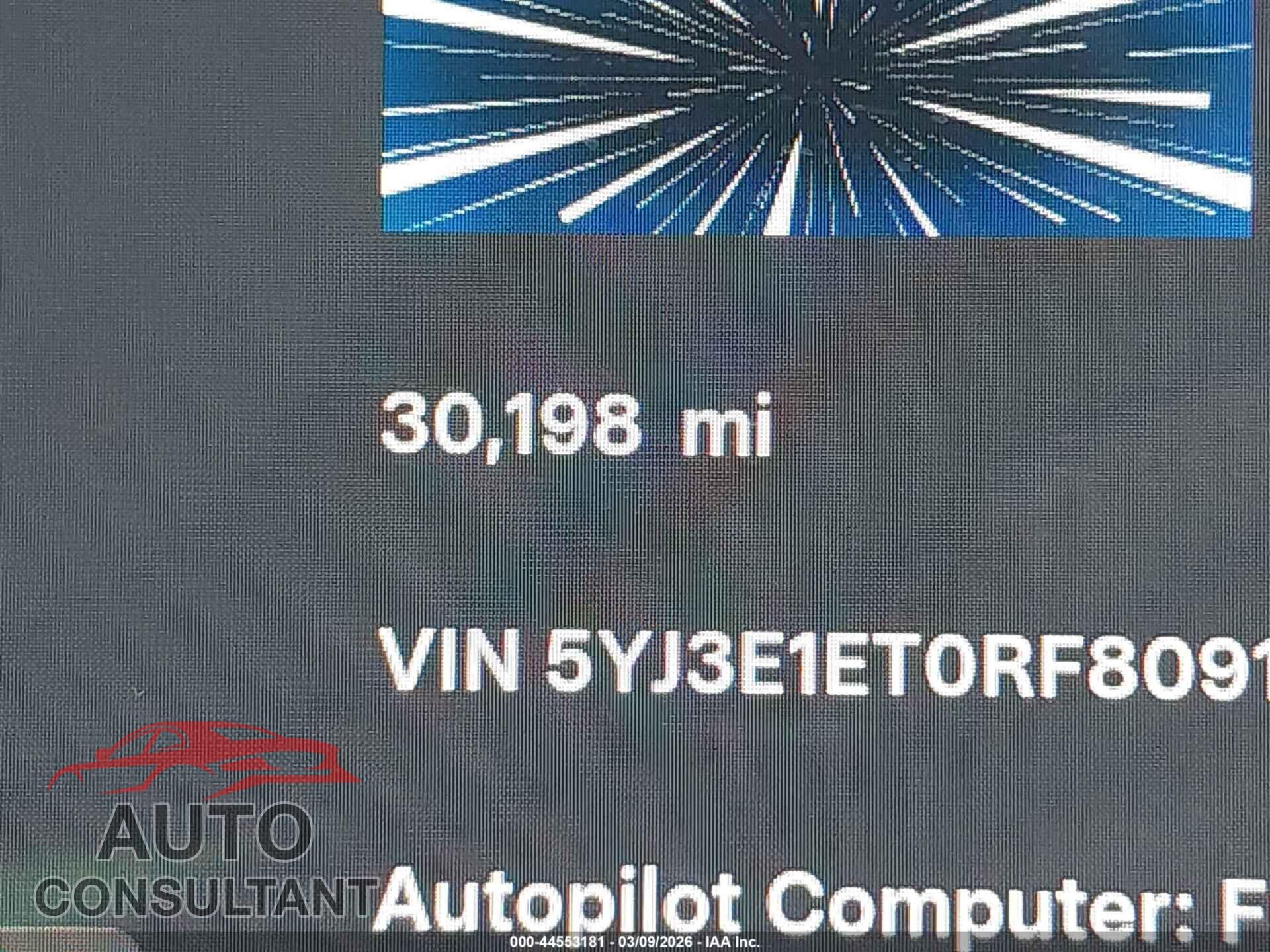 TESLA MODEL 3 2024 - 5YJ3E1ET0RF809150