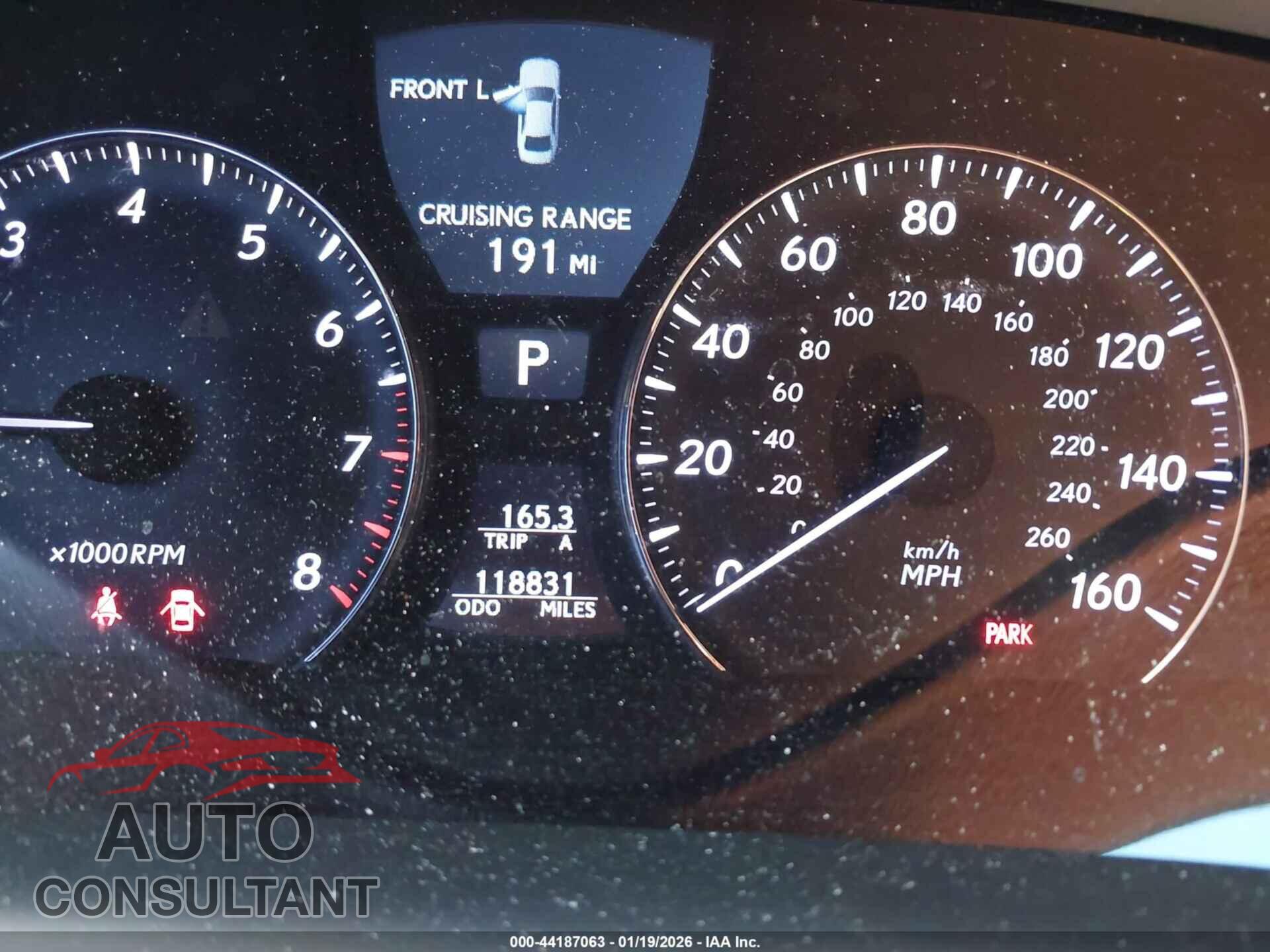 LEXUS LS 460 2011 - JTHBL5EF7B5108081