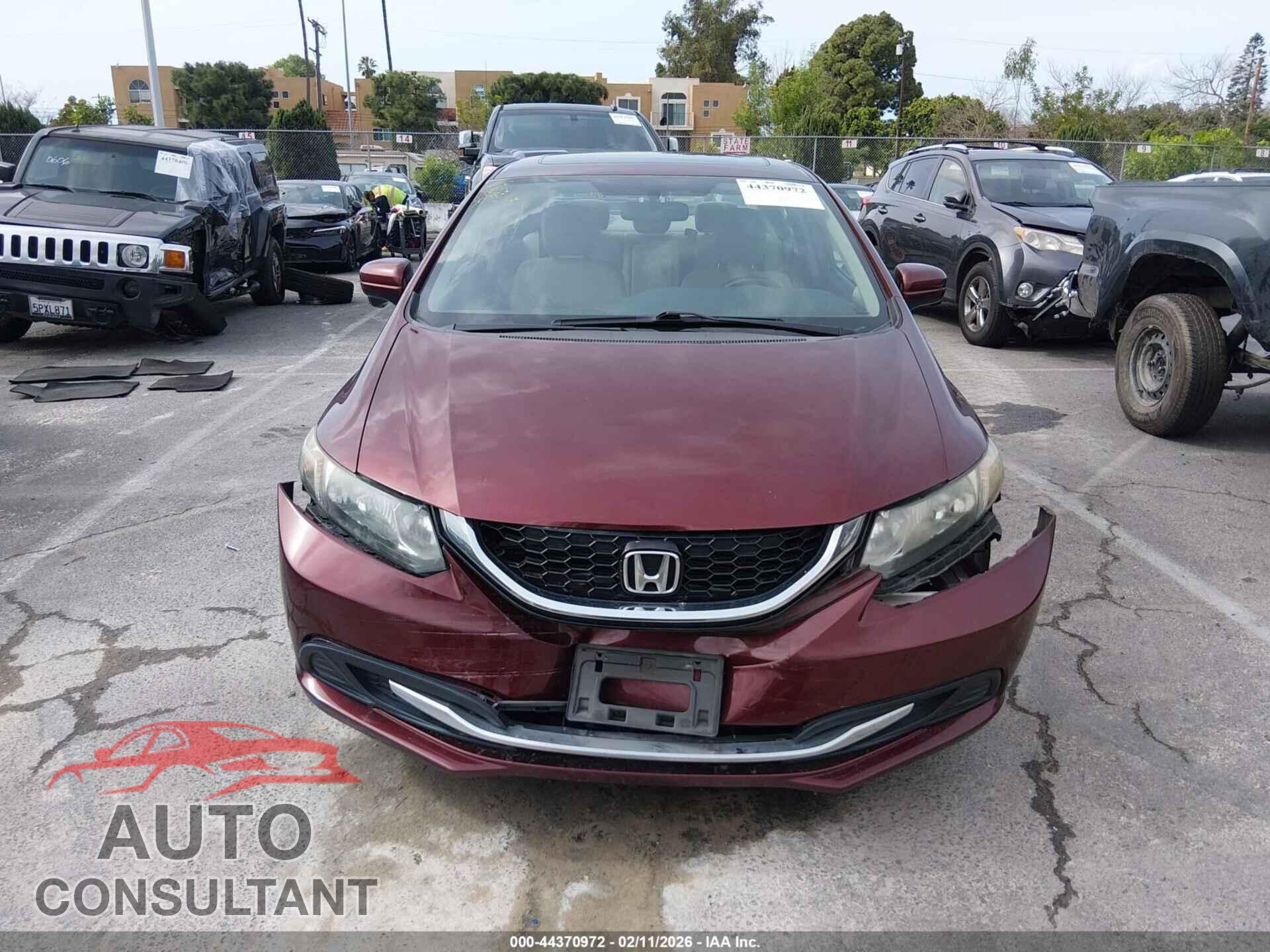 HONDA CIVIC 2014 - 19XFB2F85EE245405