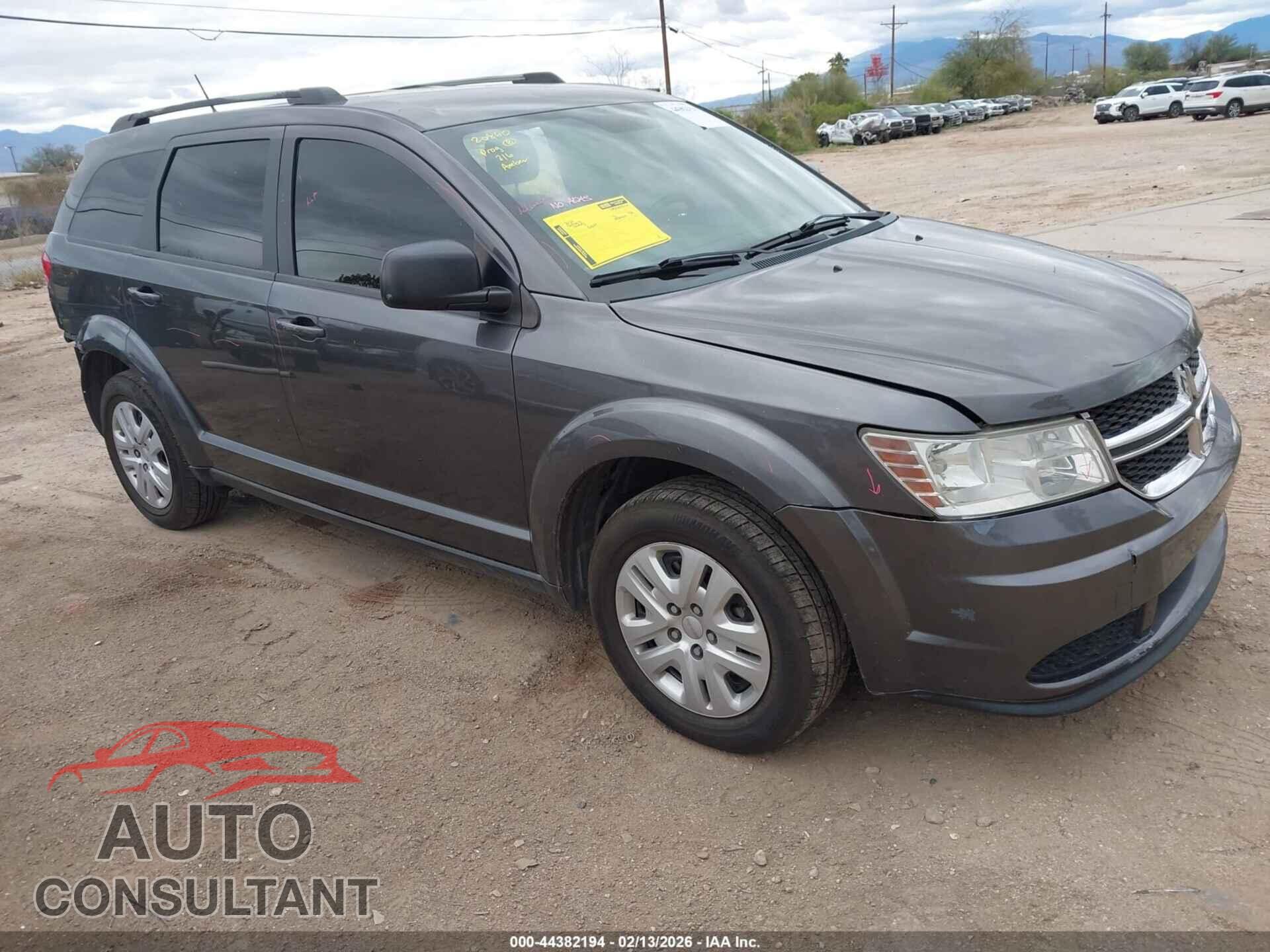 DODGE JOURNEY 2017 - 3C4PDCAB8HT544877