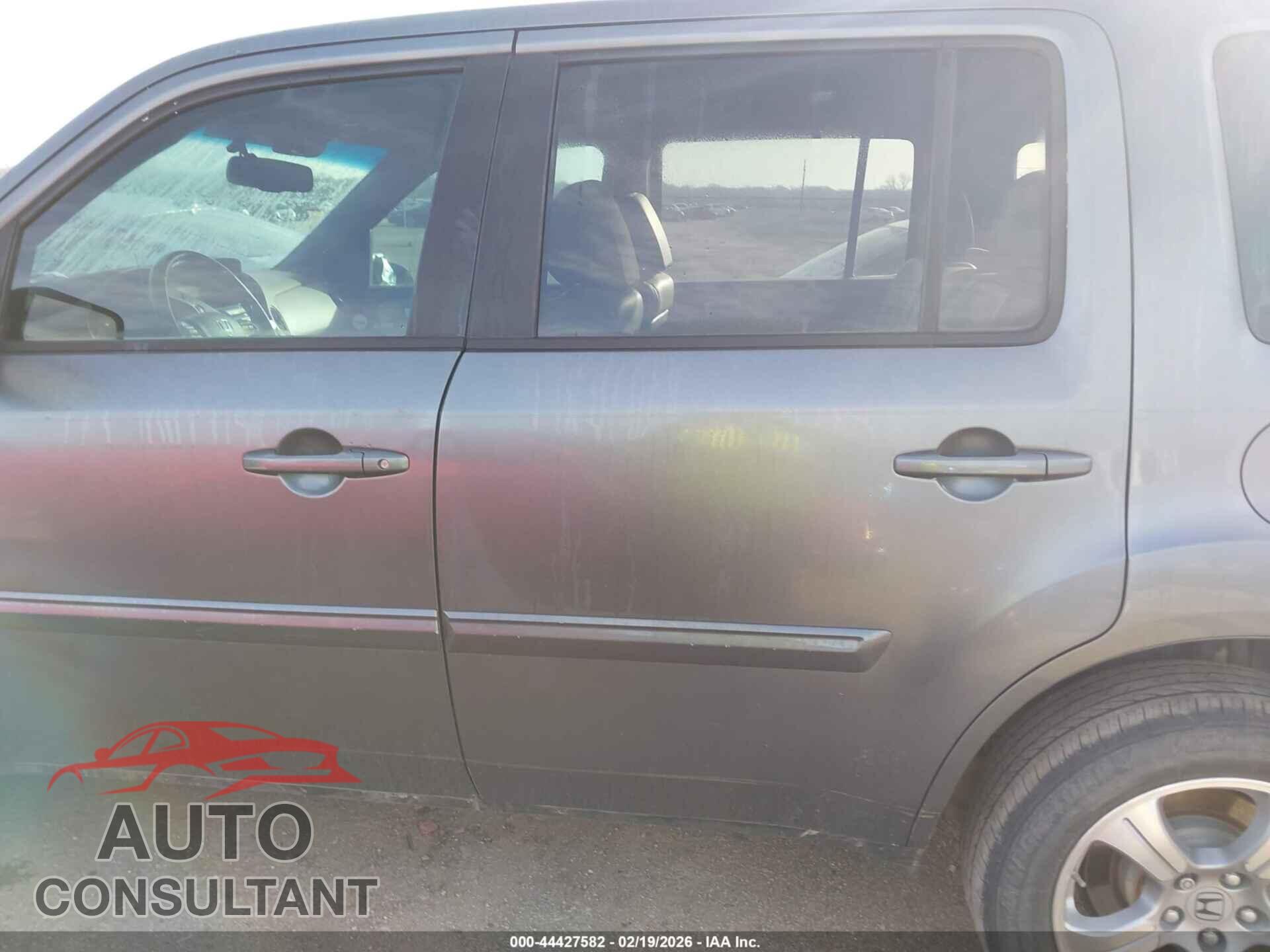 HONDA PILOT 2013 - 5FNYF3H63DB037014