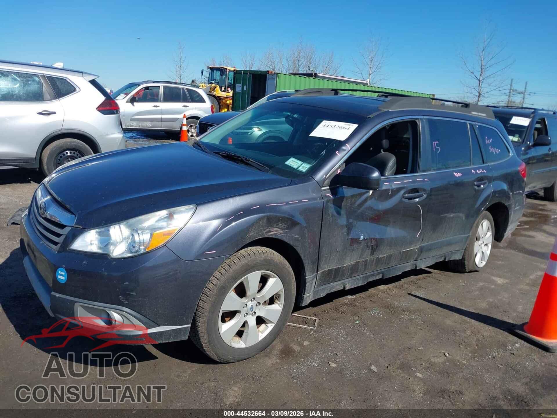 SUBARU OUTBACK 2011 - 4S4BRBLCXB3445892