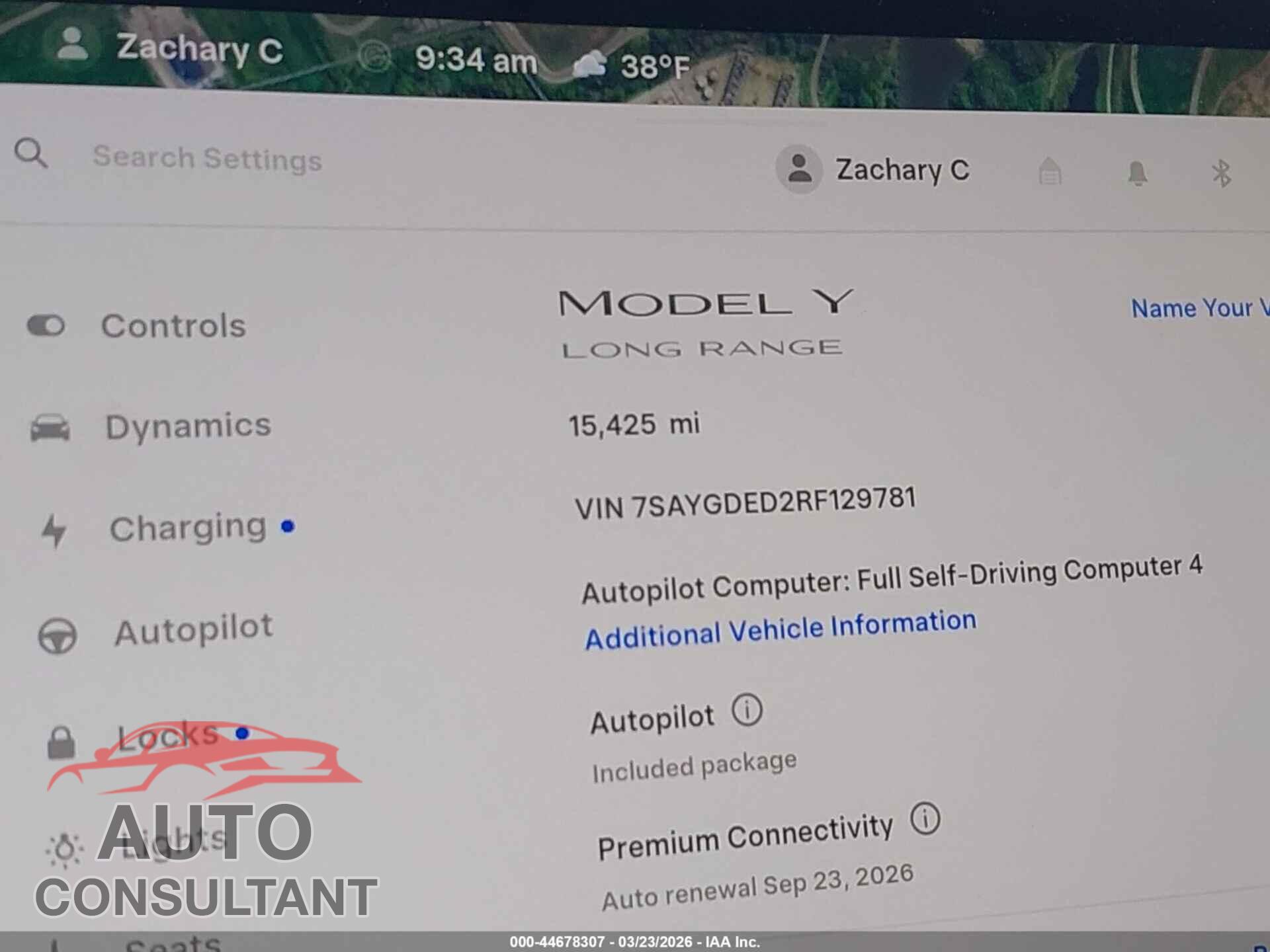 TESLA MODEL Y 2024 - 7SAYGDED2RF129781