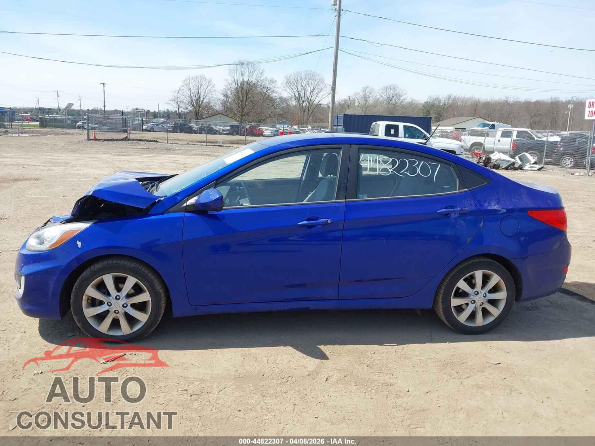 HYUNDAI ACCENT 2014 - KMHCU4AE3EU757778