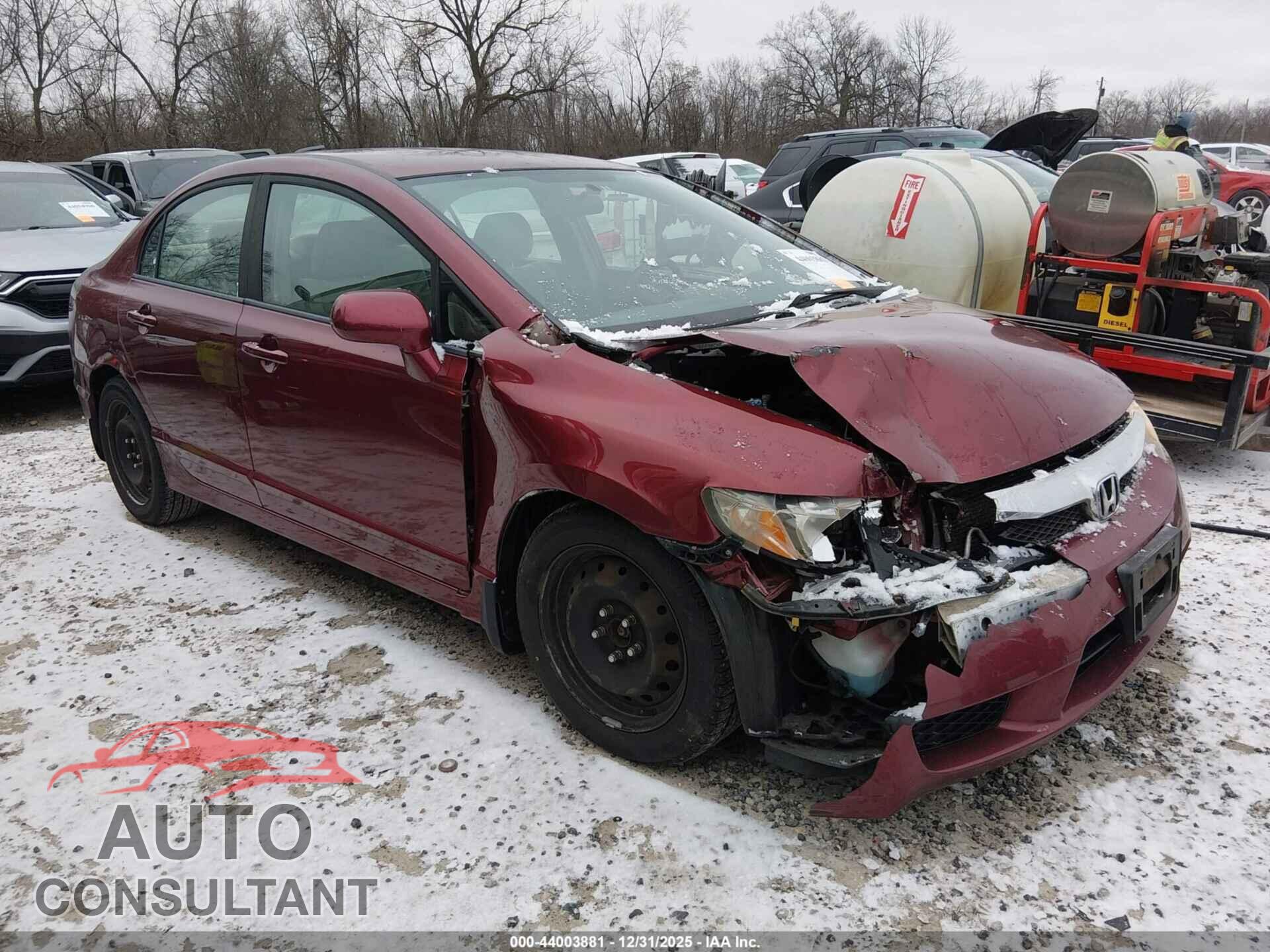 HONDA CIVIC 2009 - 19XFA165X9E009308