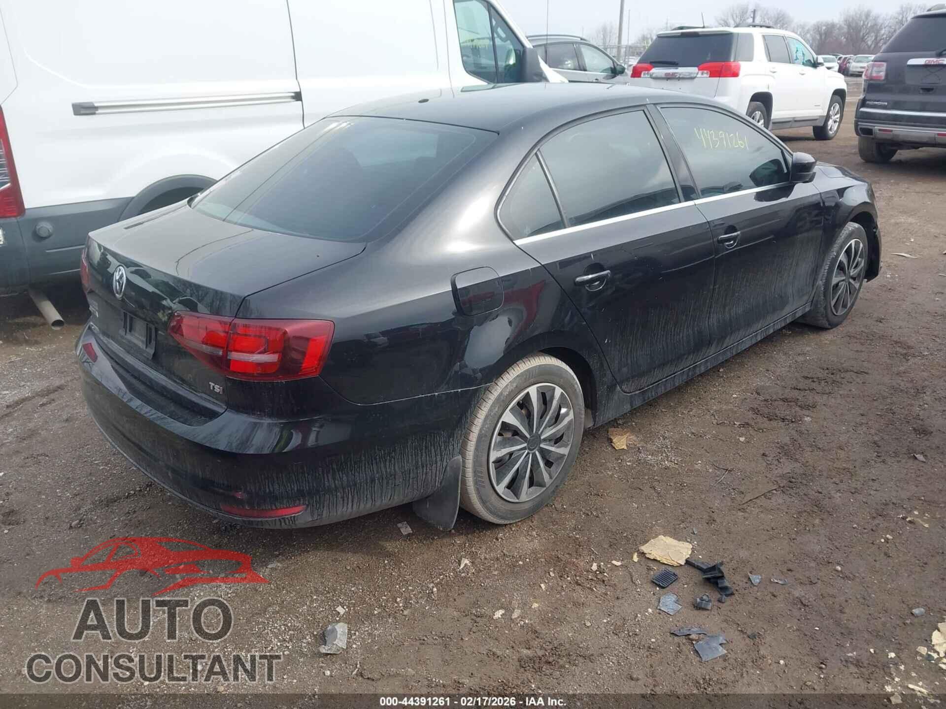 VOLKSWAGEN JETTA 2017 - 3VW2B7AJ4HM393025
