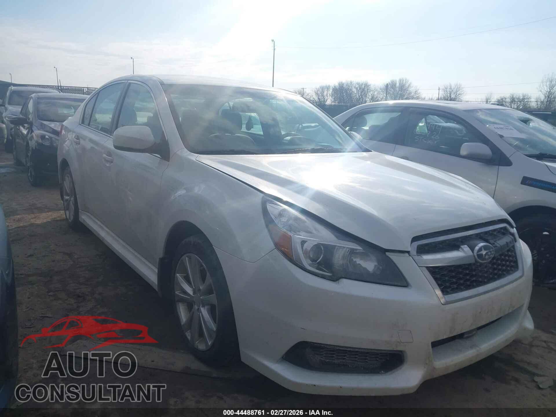 SUBARU LEGACY 2013 - 4S3BMCC65D3007626