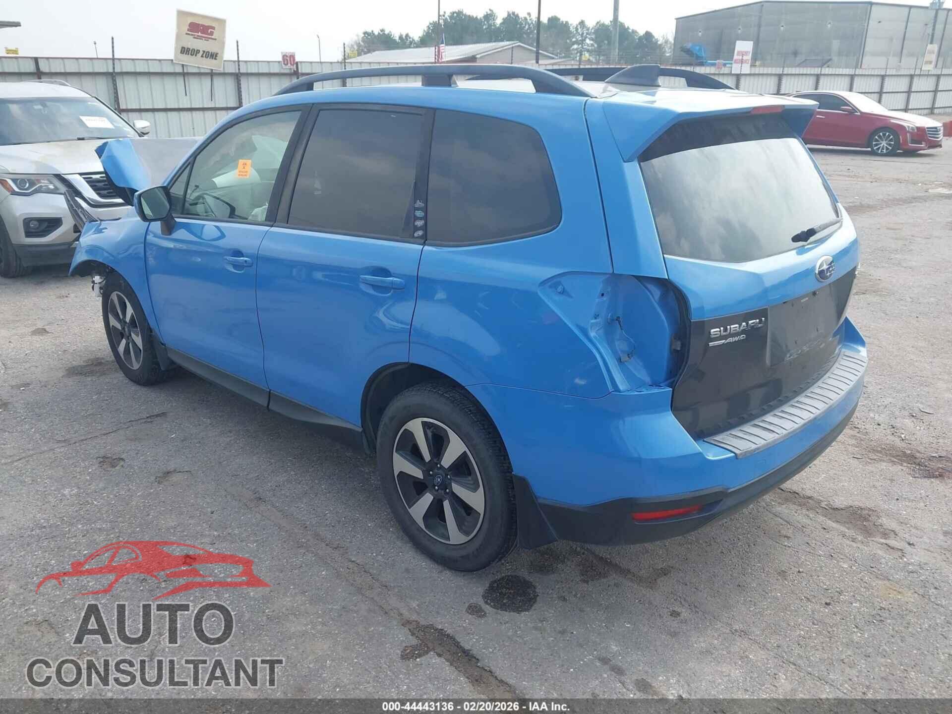 SUBARU FORESTER 2017 - JF2SJAGC2HH544901