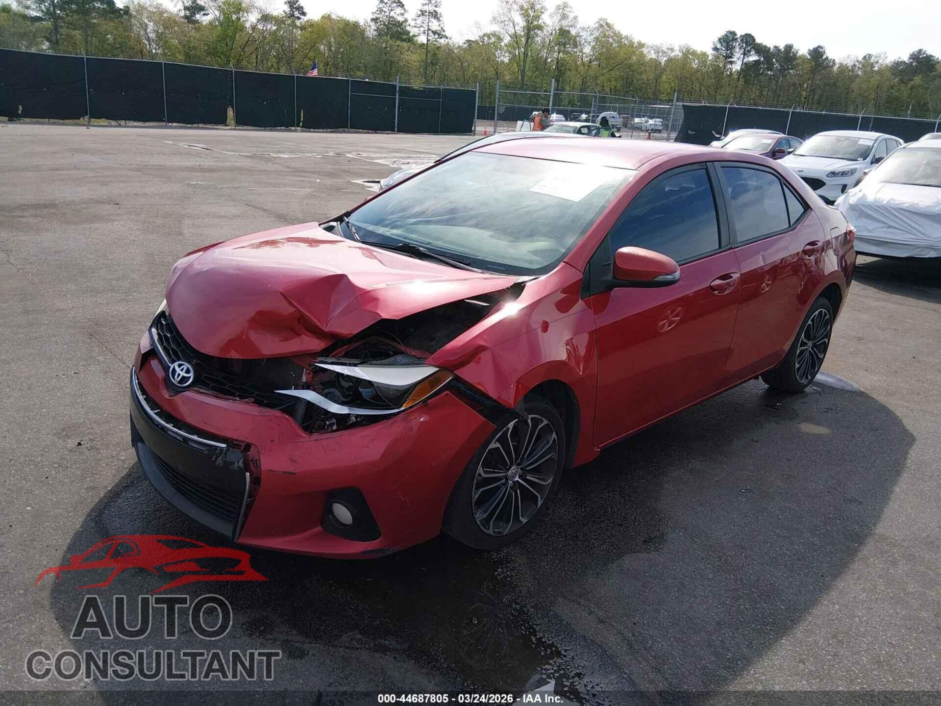 TOYOTA COROLLA 2014 - 2T1BURHEXEC008959
