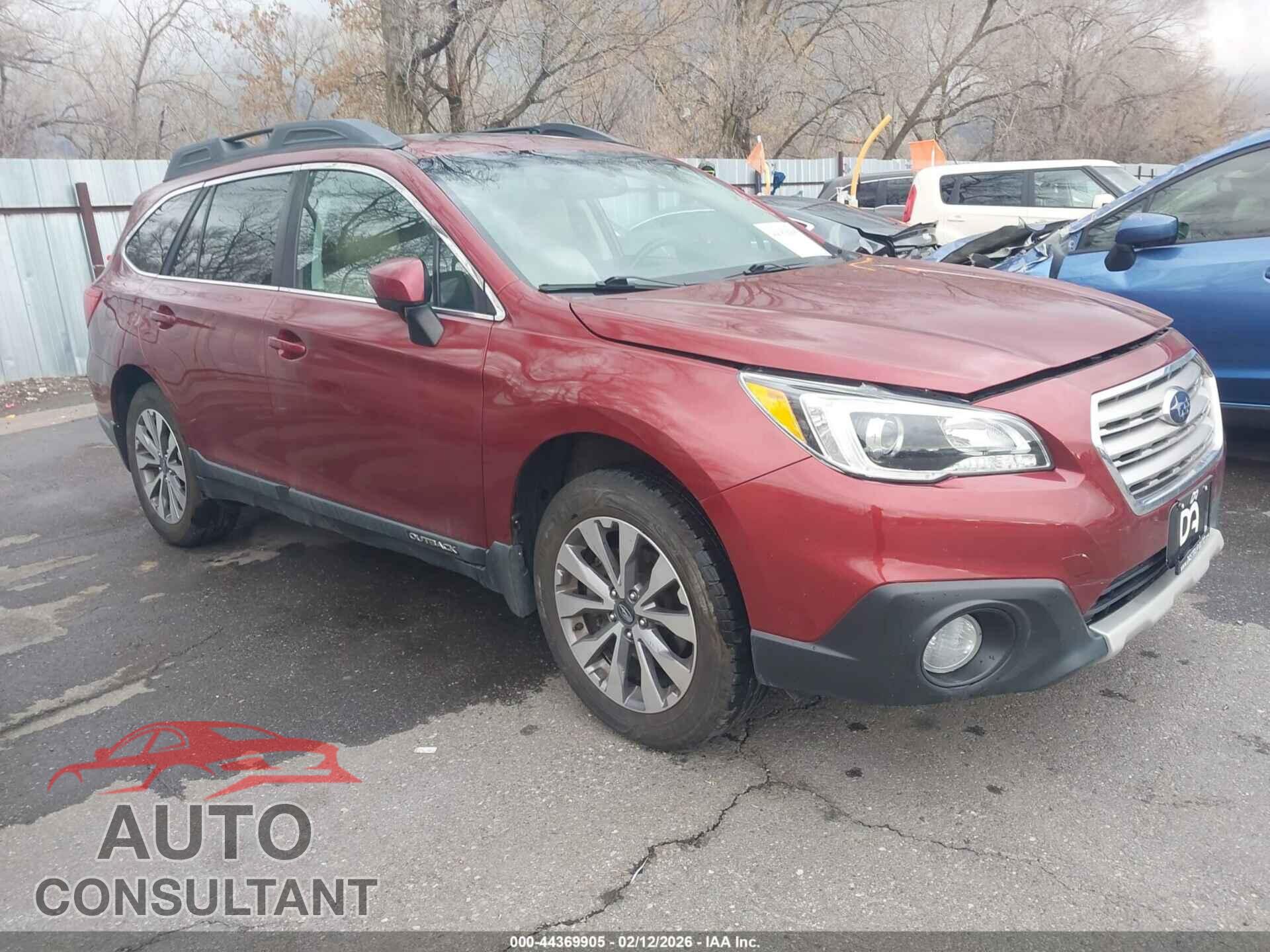 SUBARU OUTBACK 2017 - 4S4BSAKC1H3380262