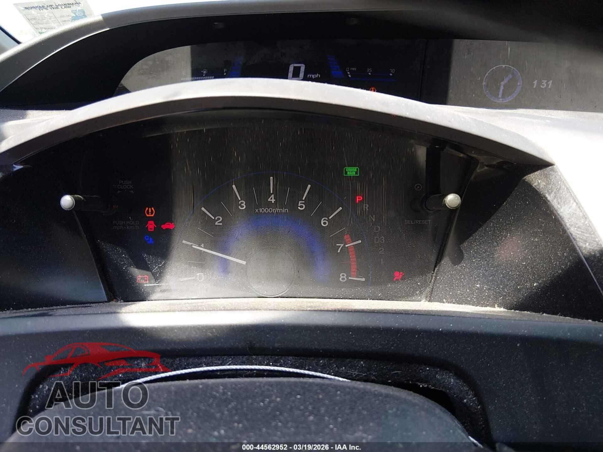 HONDA CIVIC 2012 - 2HGFB2F98CH554037