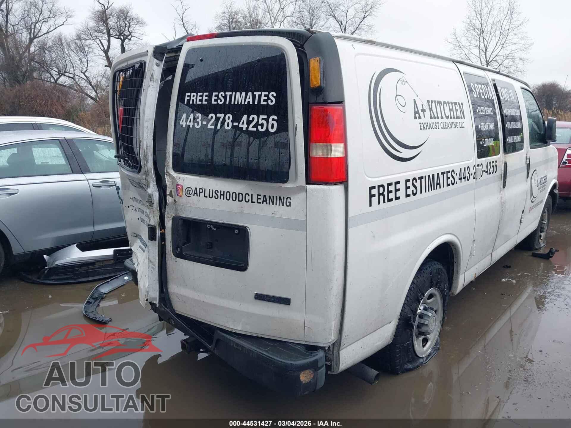 CHEVROLET EXPRESS 2500 2011 - 1GCWGFBA2B1103299
