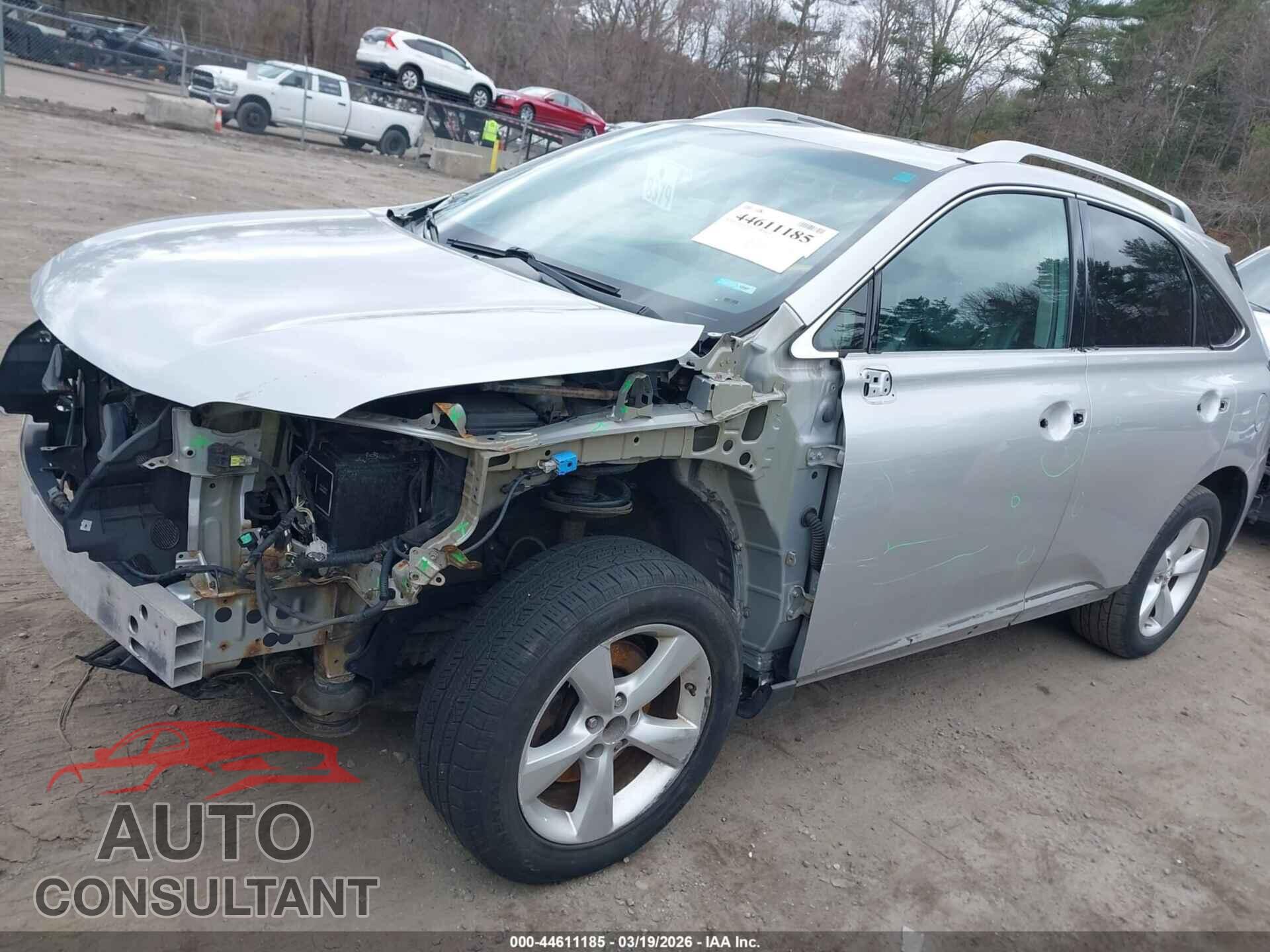 LEXUS RX 350 2012 - 2T2BK1BA5CC121692