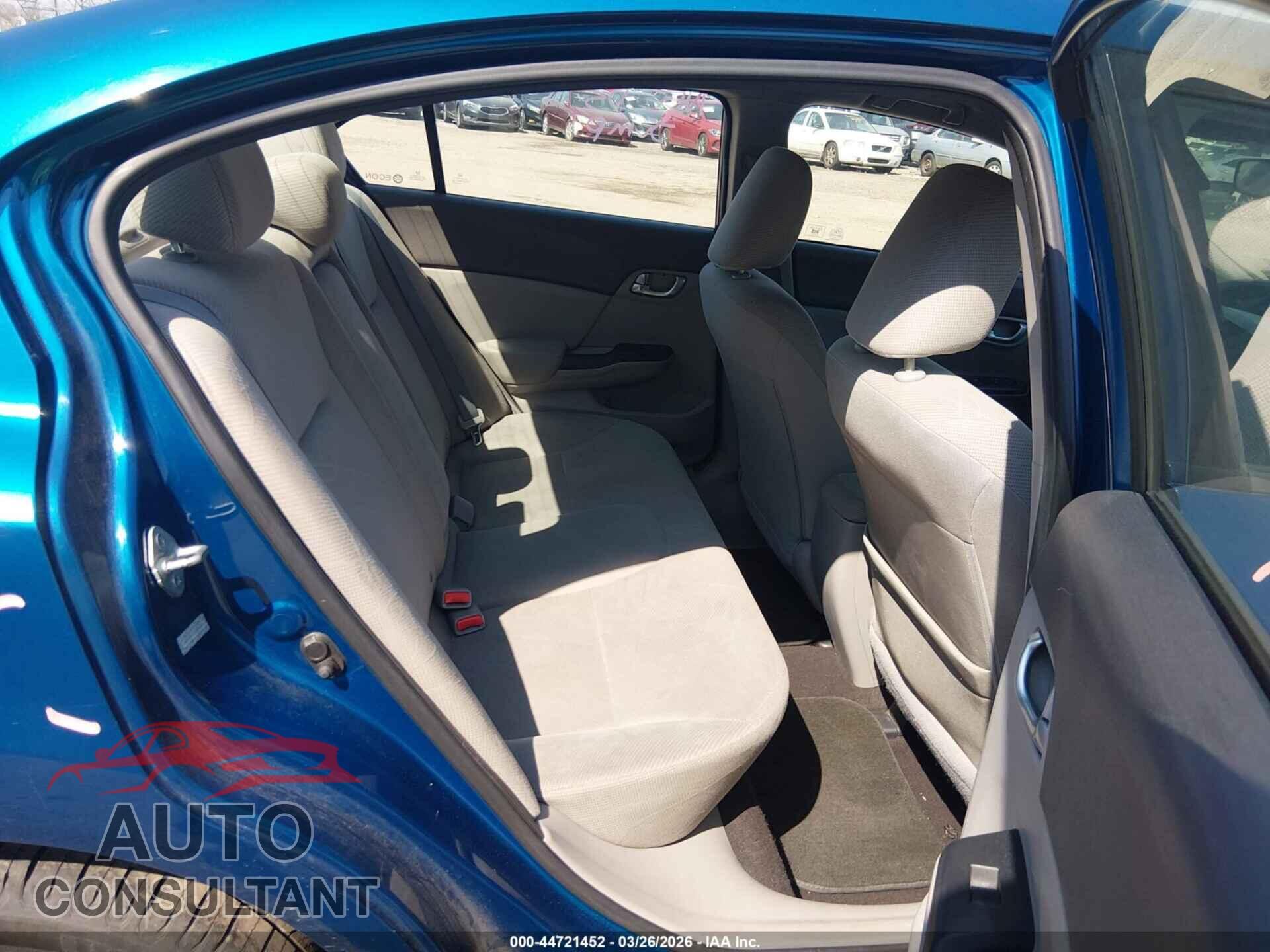 HONDA CIVIC 2012 - 2HGFB2F85CH536084