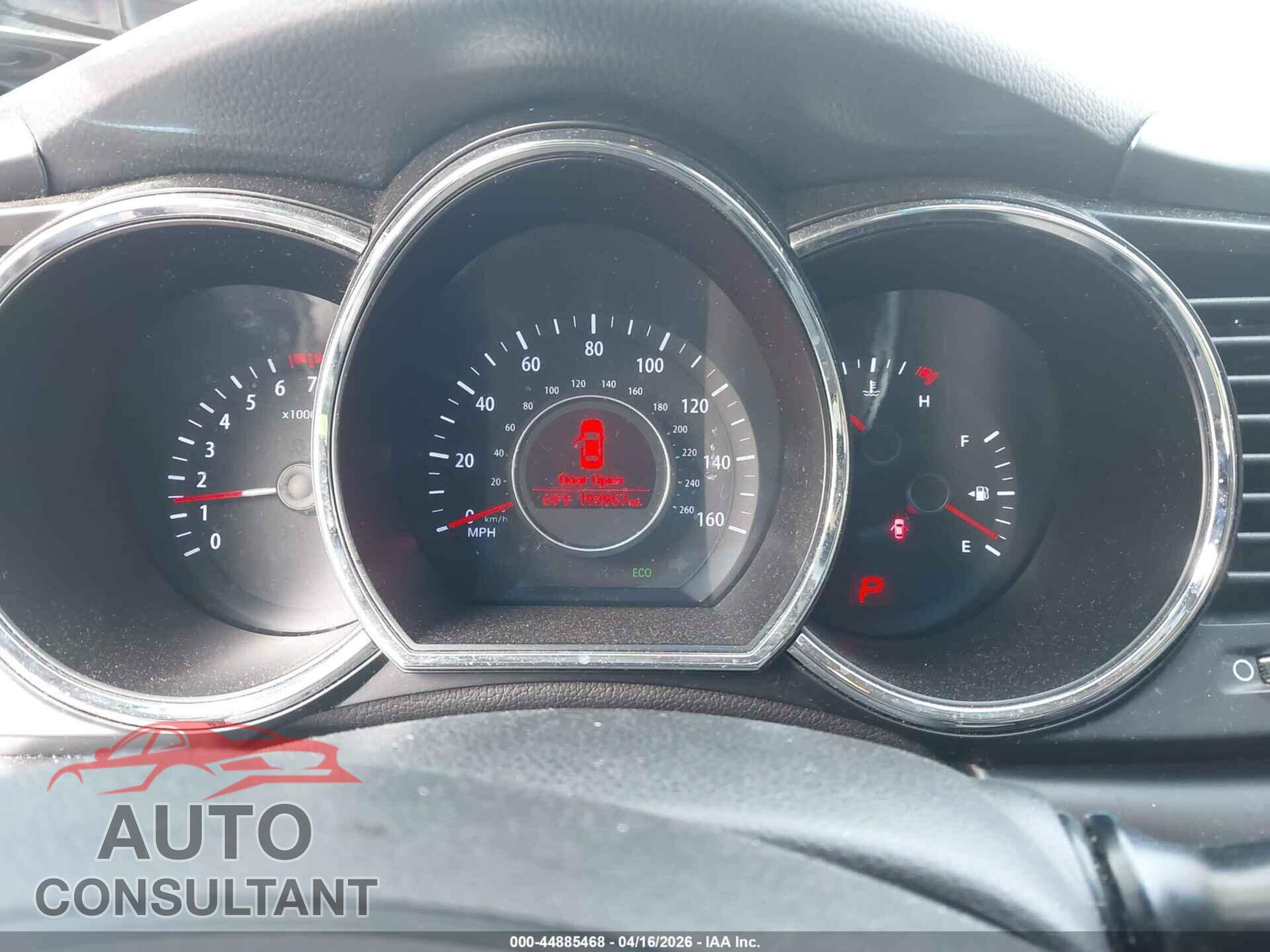 KIA OPTIMA 2013 - KNAGM4A7XD5381156