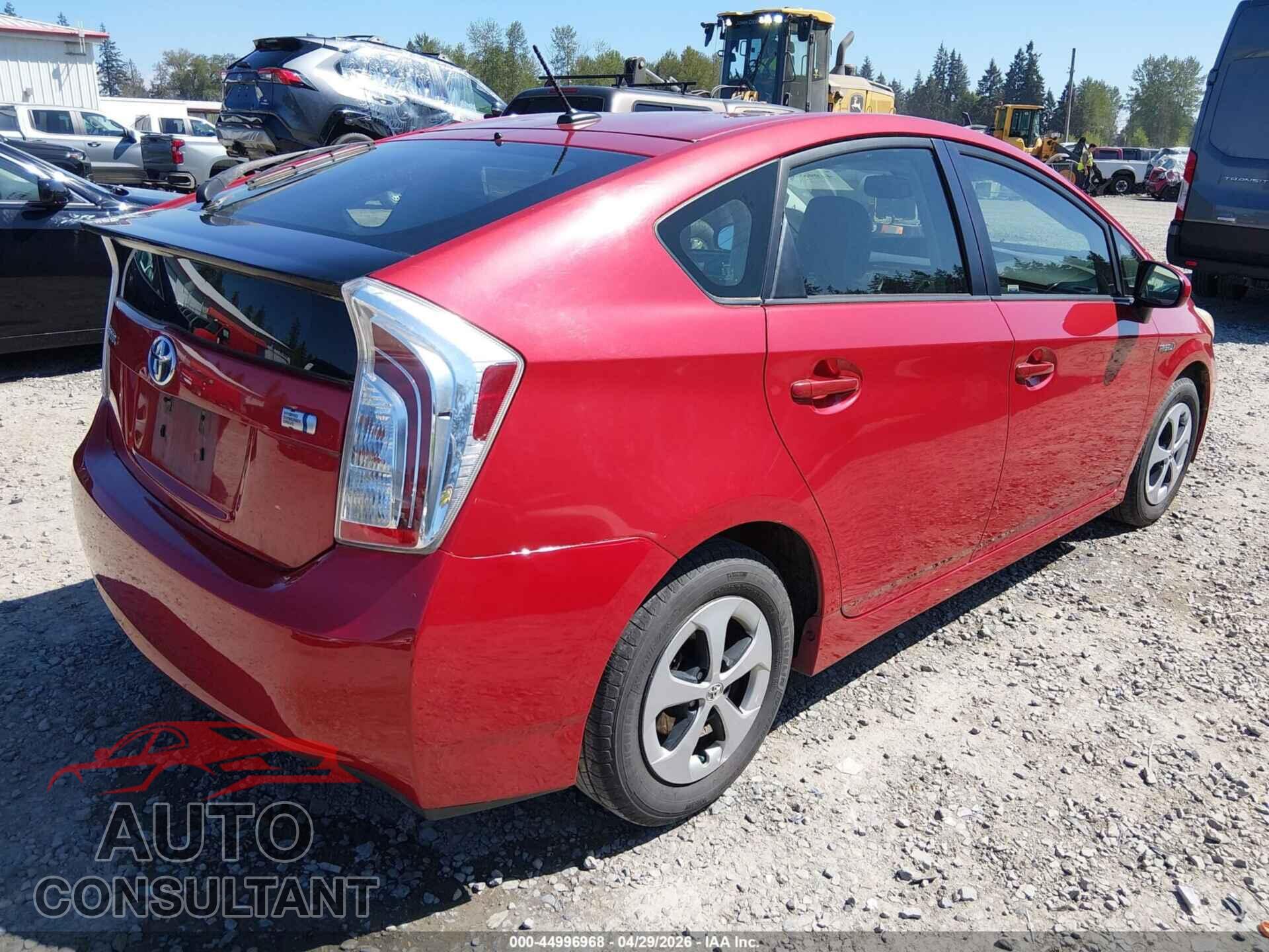 TOYOTA PRIUS 2013 - JTDKN3DU8D5695460