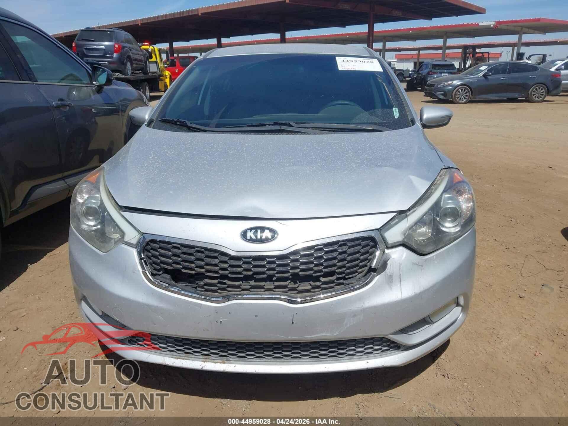 KIA FORTE 2016 - KNAFX4A68G5446679