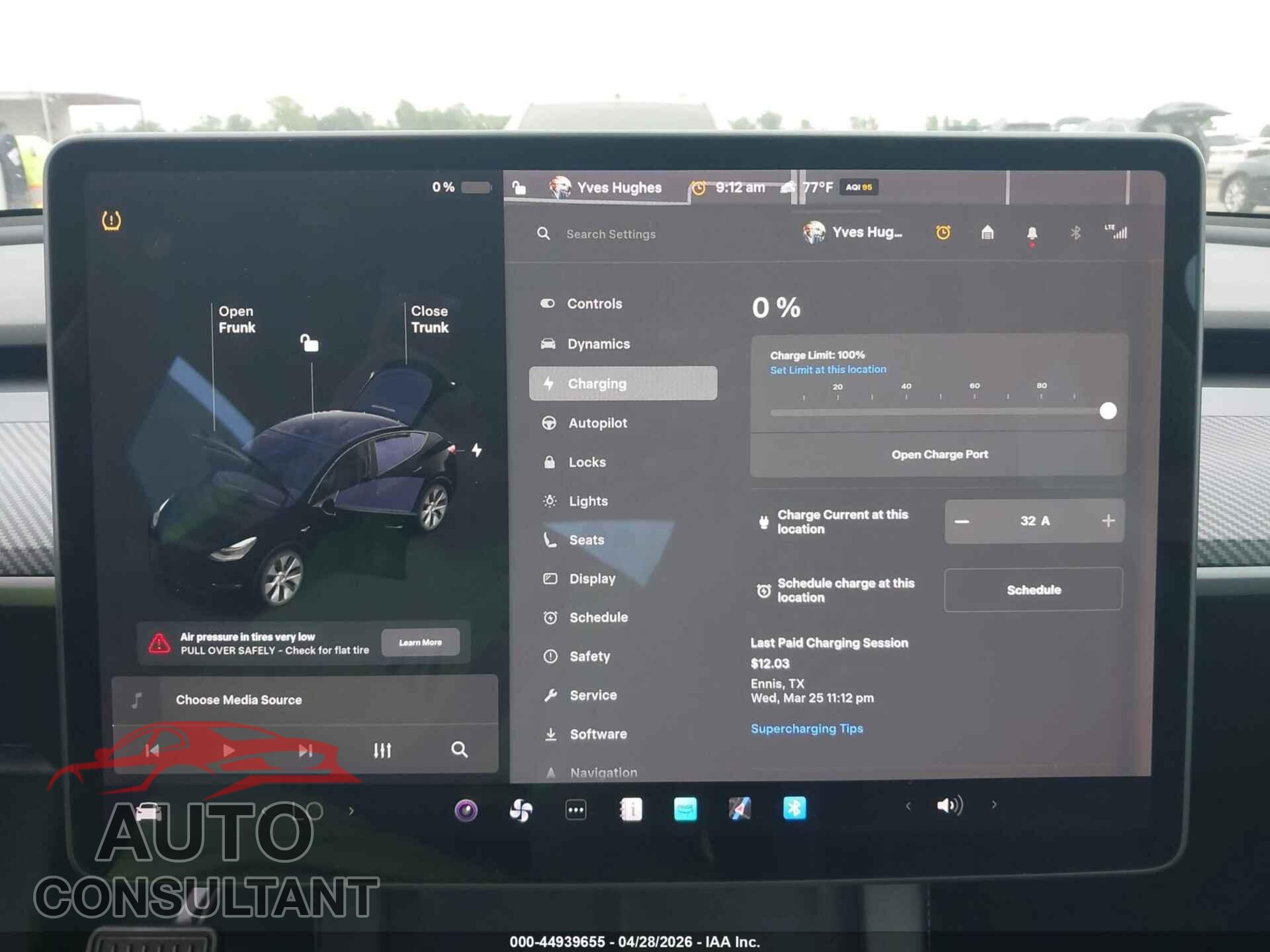 TESLA MODEL Y 2021 - 5YJYGDED6MF163096