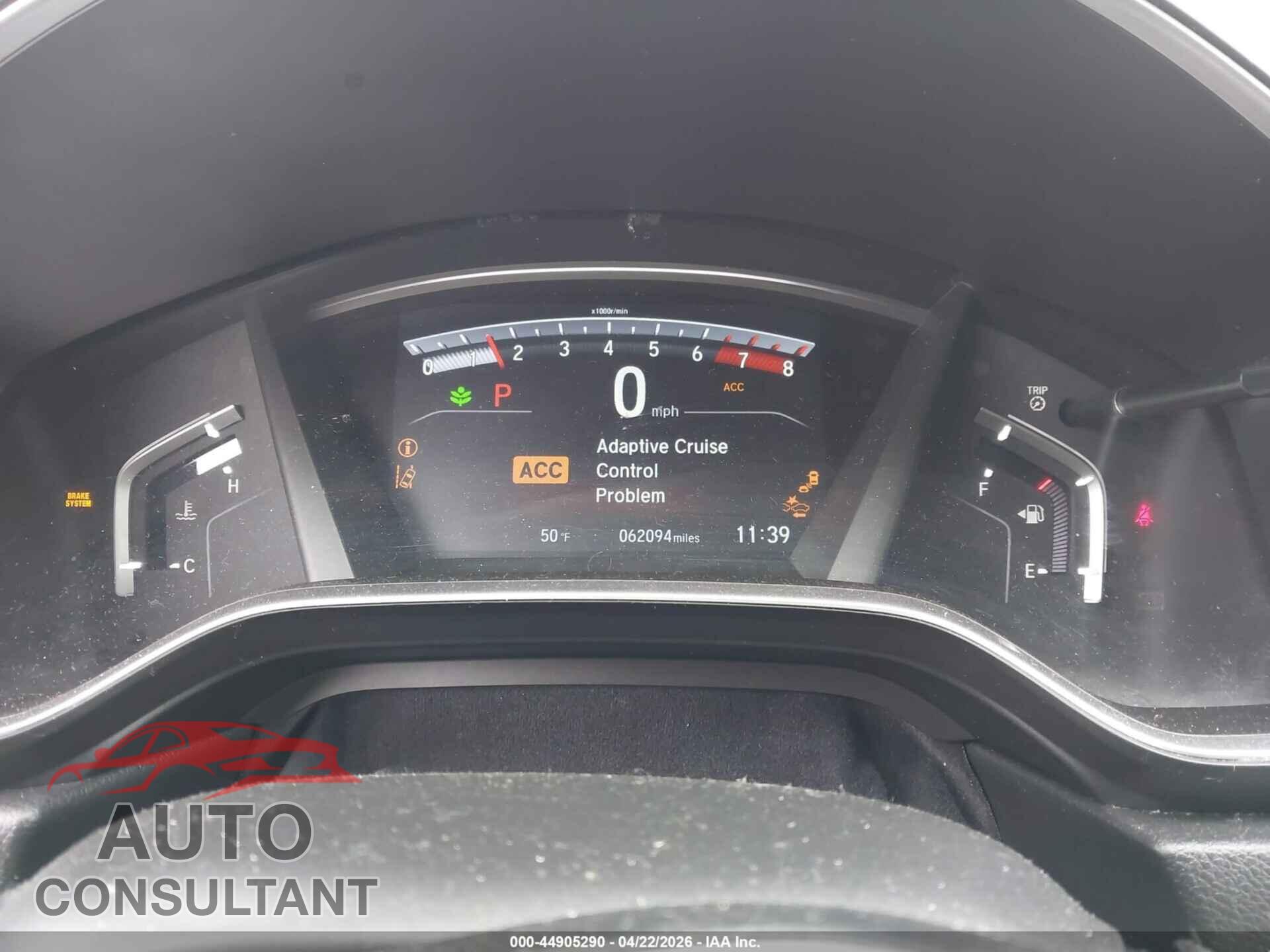 HONDA CR-V 2019 - 2HKRW2H81KH647590