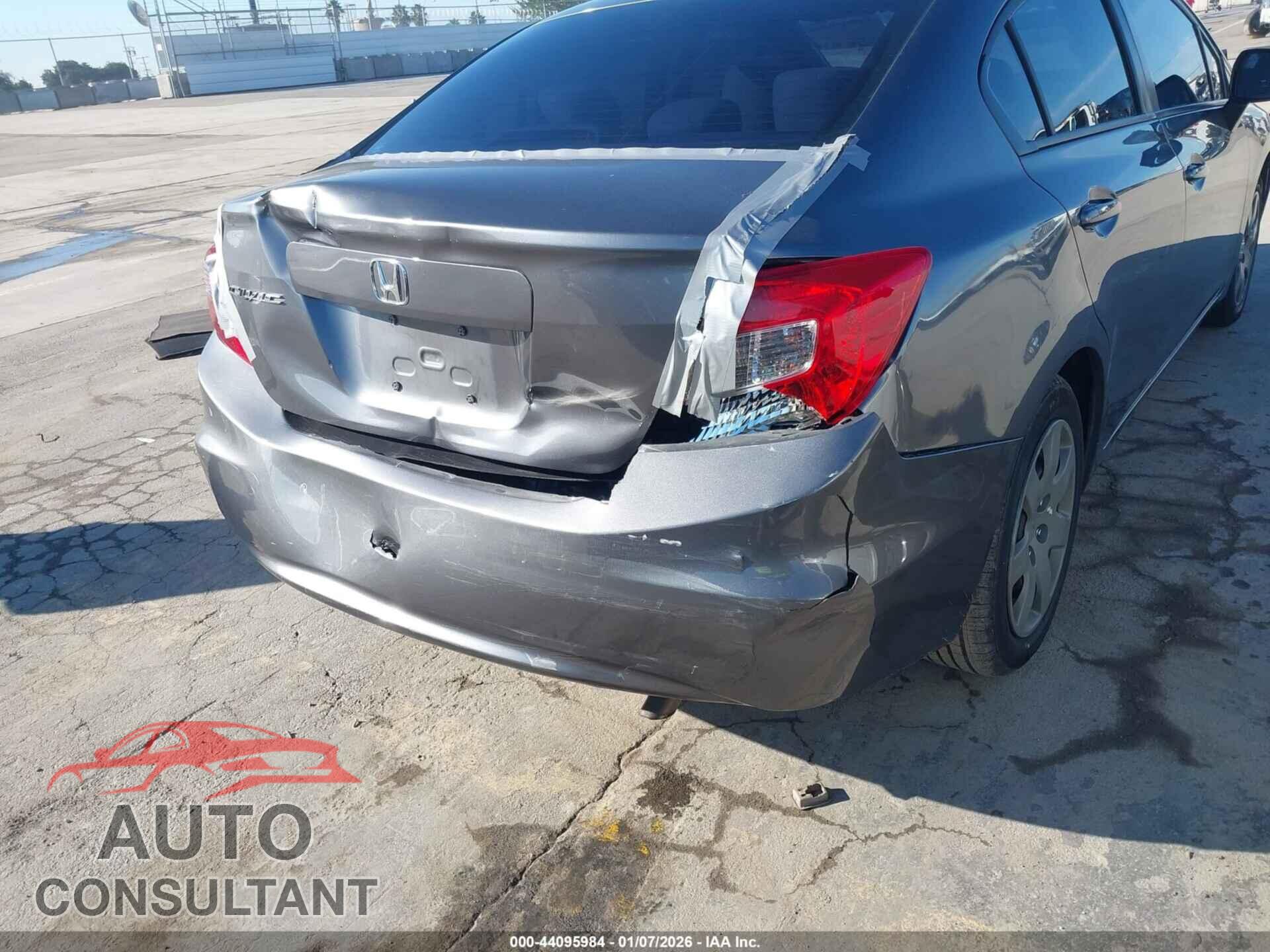 HONDA CIVIC 2012 - 19XFB2F5XCE364764