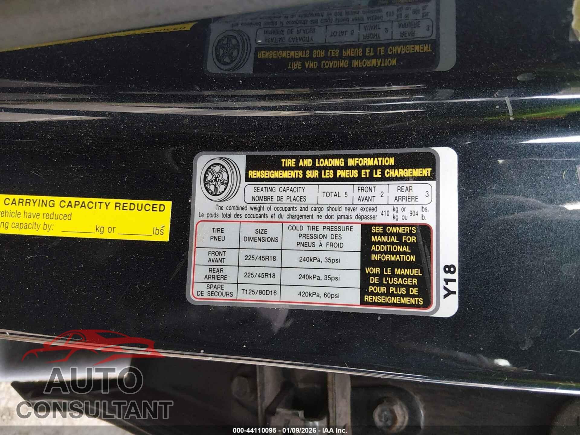 HYUNDAI SONATA 2012 - 5NPEC4AC1CH389722