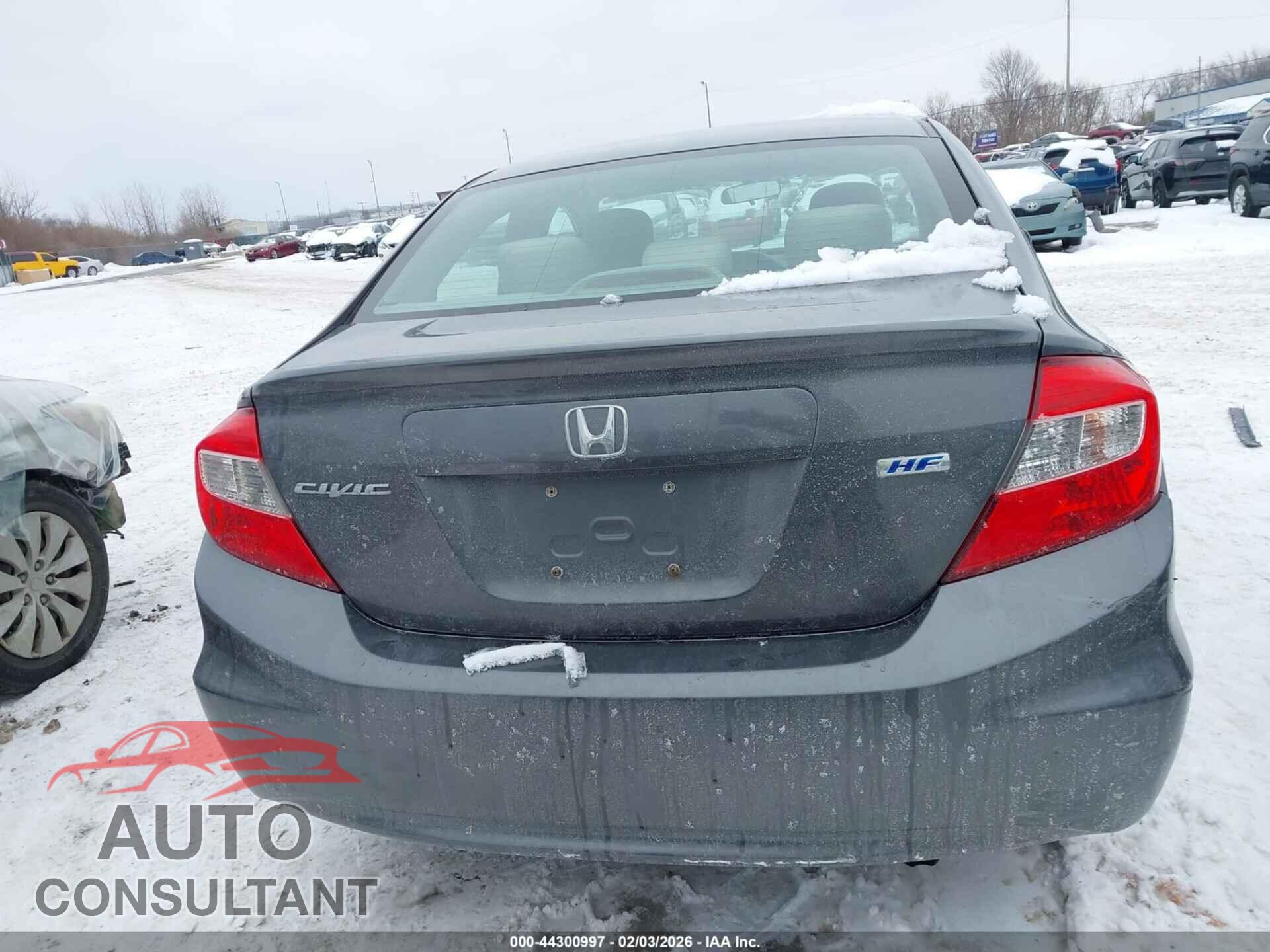 HONDA CIVIC 2012 - 2HGFB2F61CH553639