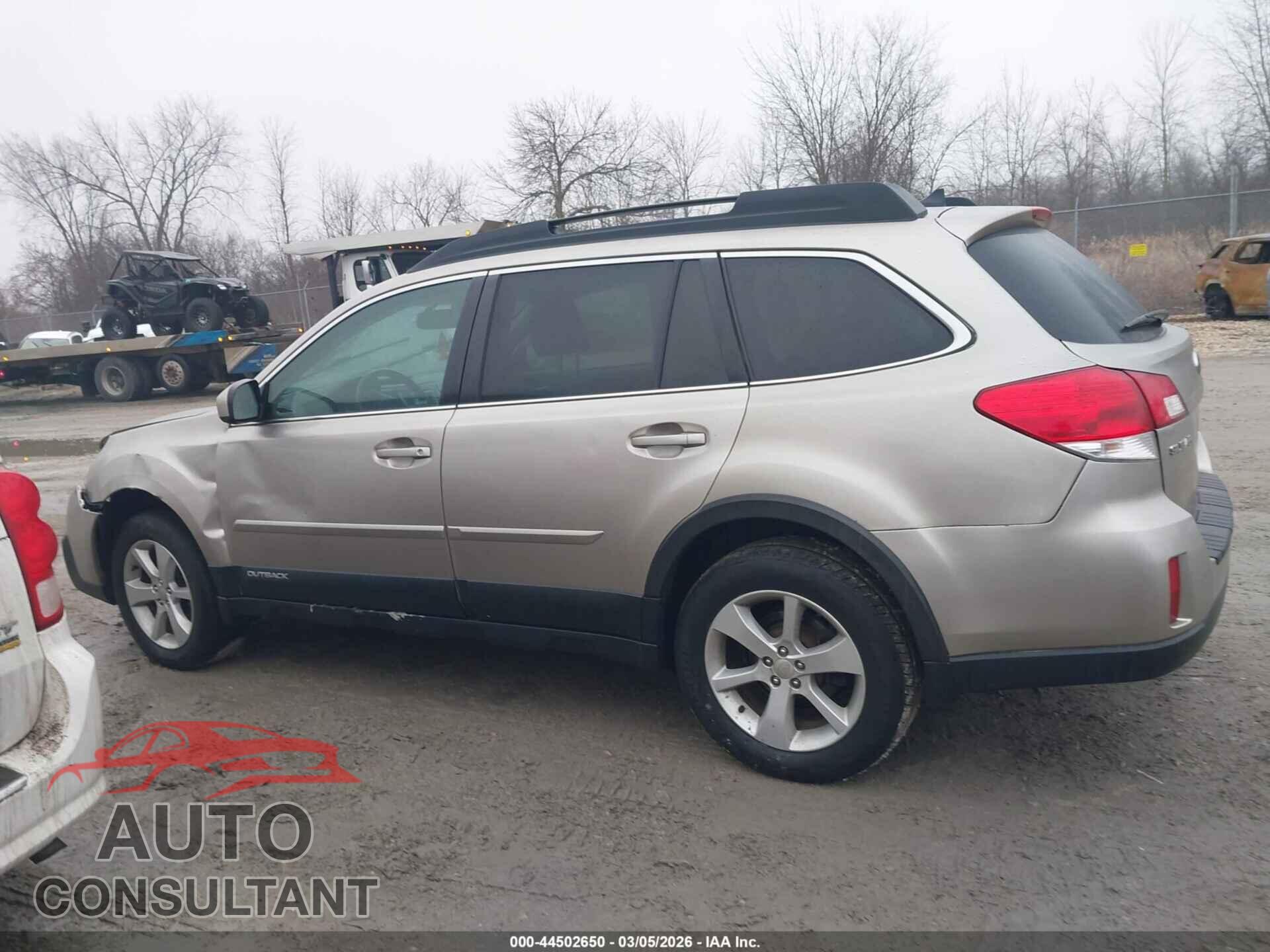 SUBARU OUTBACK 2014 - 4S4BRBDC7E3315135