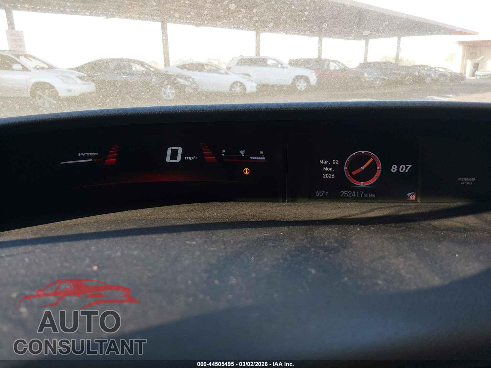 HONDA CIVIC 2013 - 2HGFB6E57DH705148