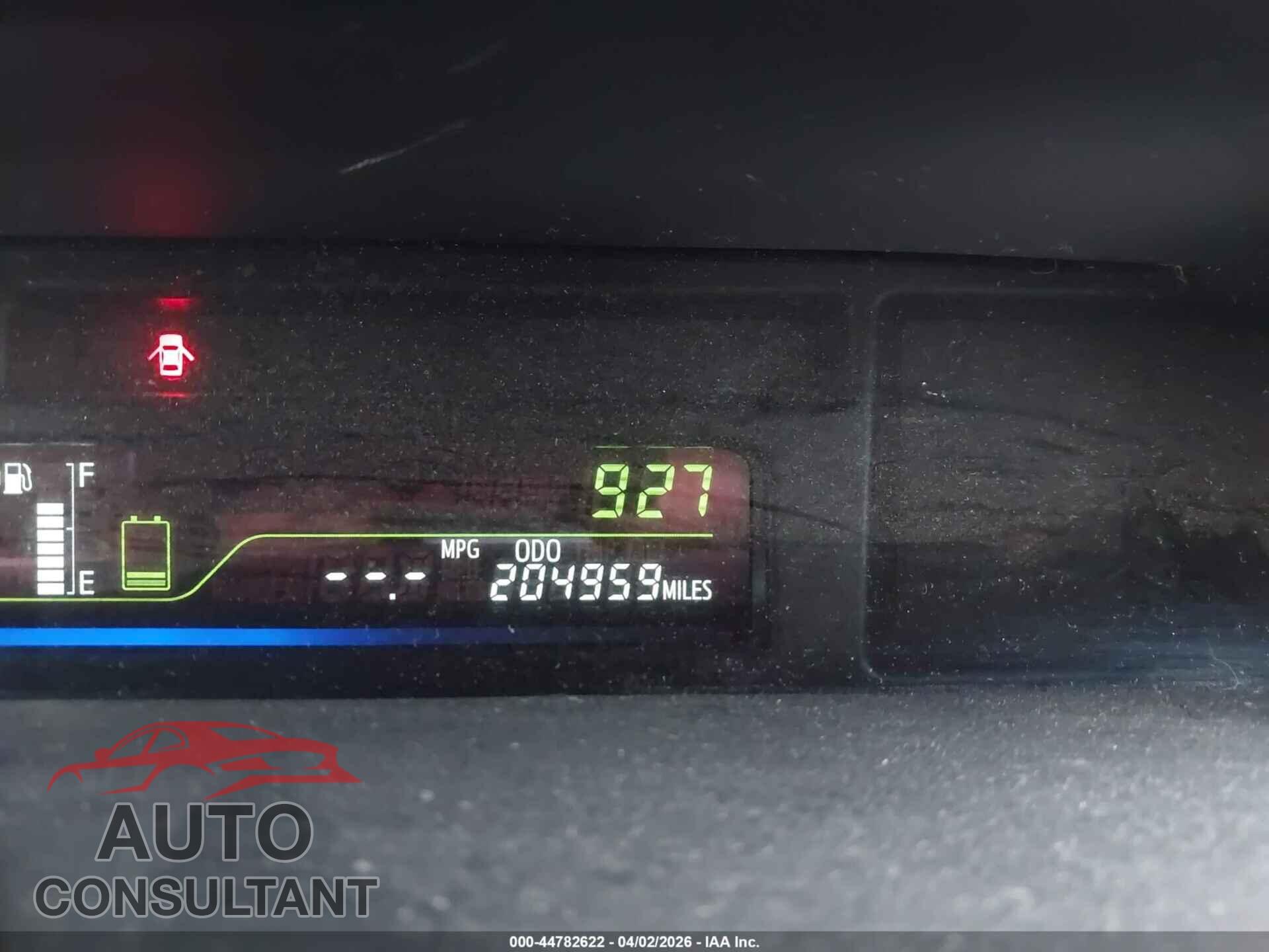 TOYOTA PRIUS V 2014 - JTDZN3EU8E3349497