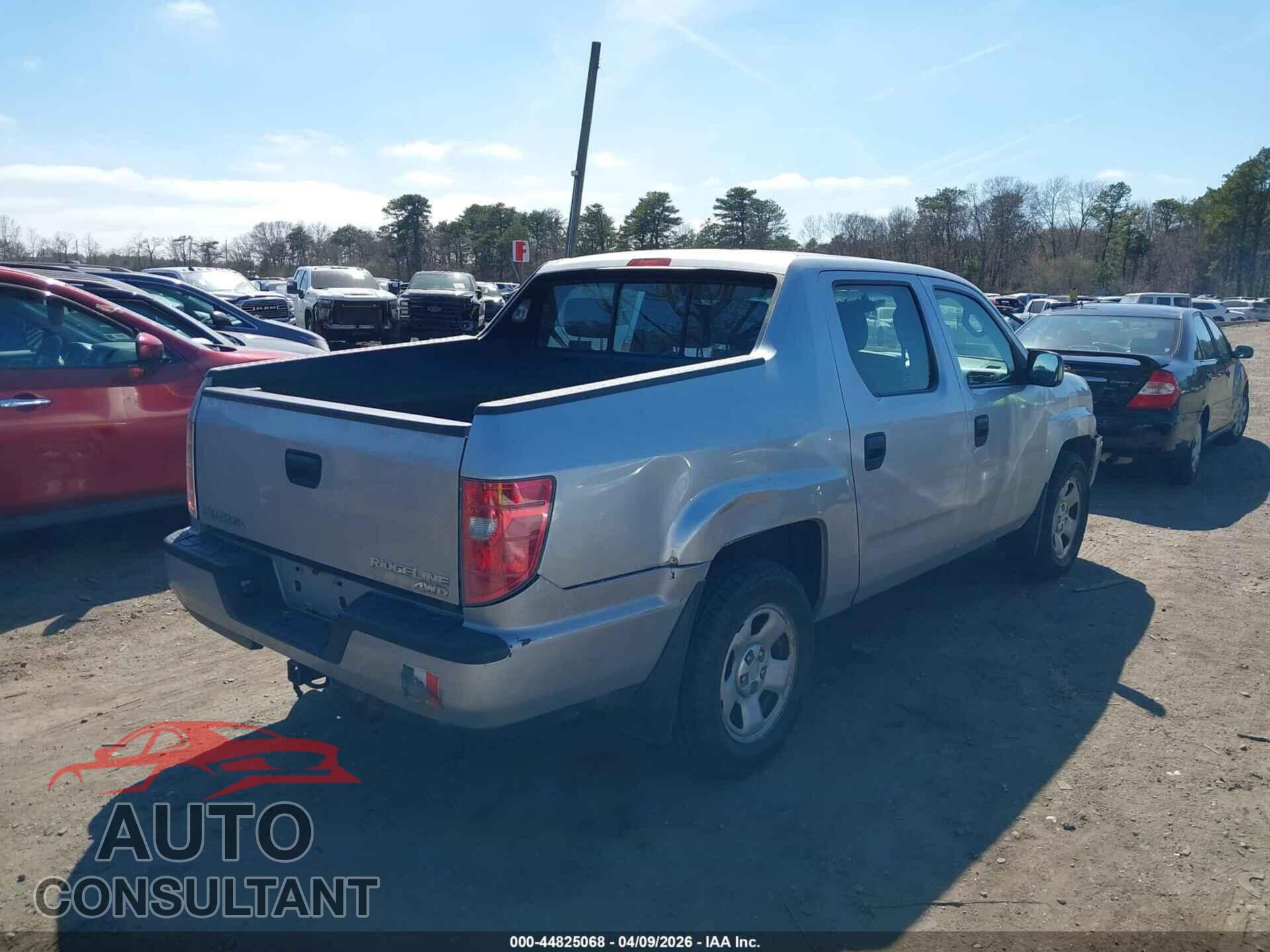HONDA RIDGELINE 2011 - 5FPYK1F23BB001568