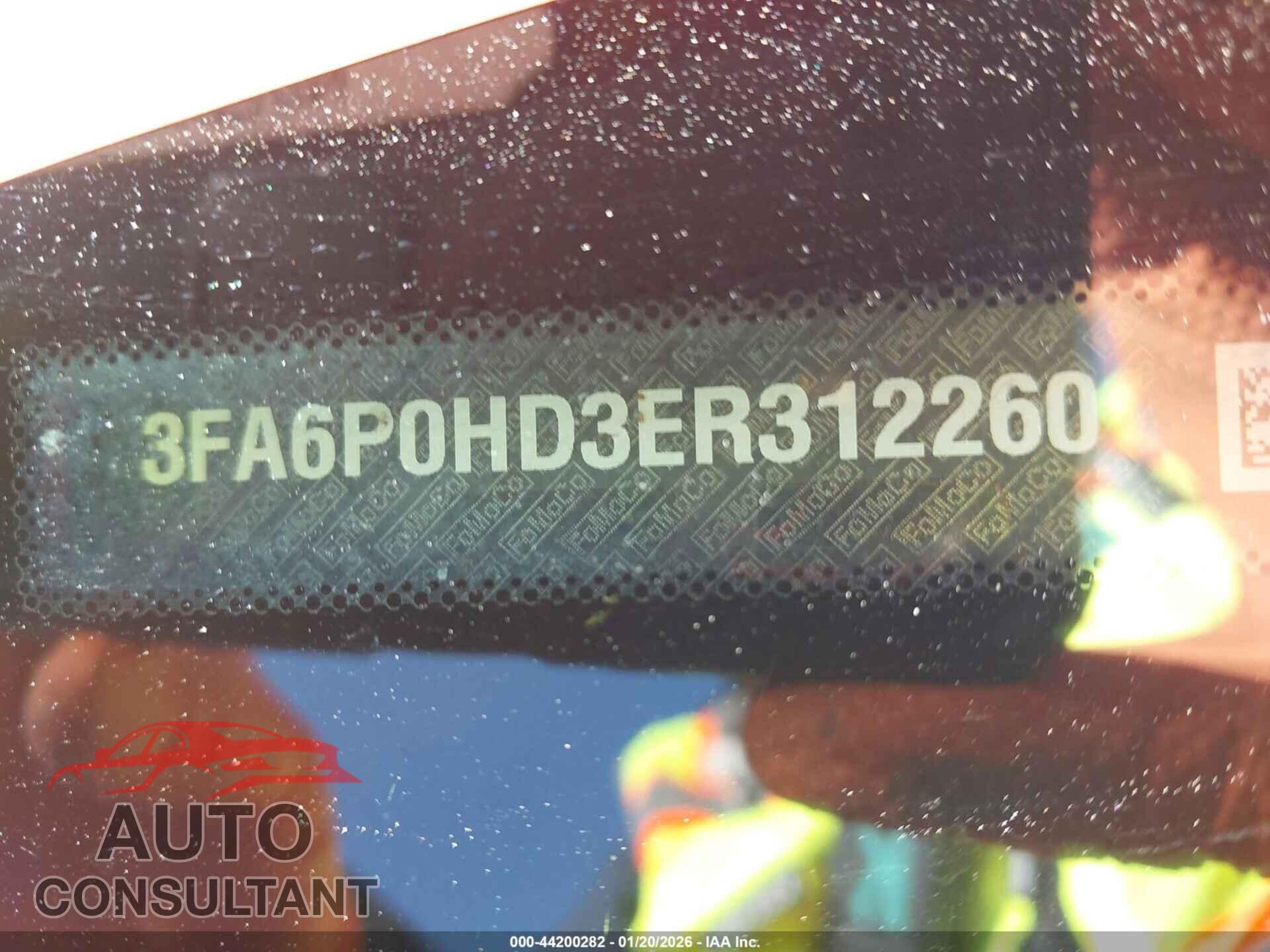FORD FUSION 2014 - 3FA6P0HD3ER312260