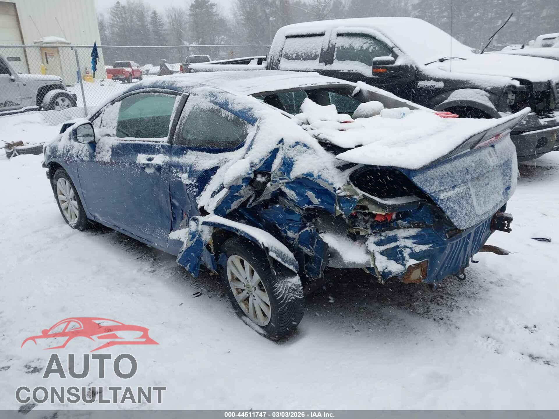 HONDA CIVIC 2012 - 2HGFG3B87CH548802