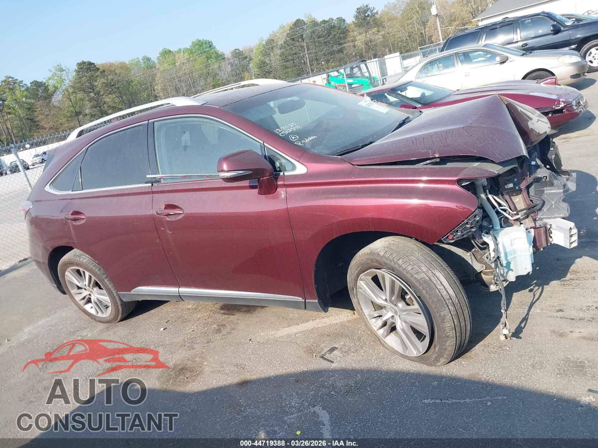 LEXUS RX 350 2015 - 2T2ZK1BA5FC186772