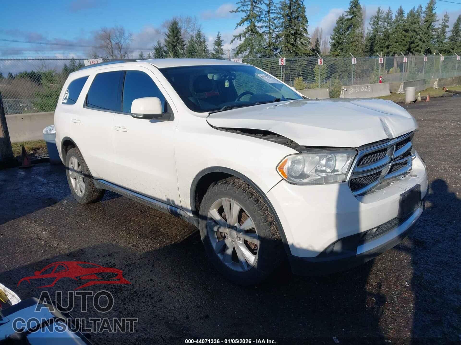 DODGE DURANGO 2012 - 1C4SDJDT6CC301544
